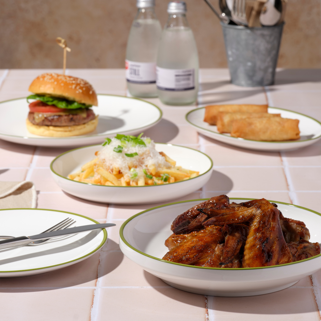 Core Round Coupe Plate Olive Green Rim 260mm