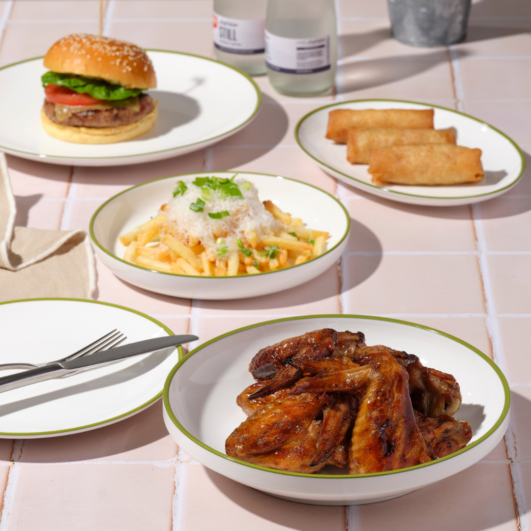 Core Round Coupe Plate Olive Green Rim 260mm