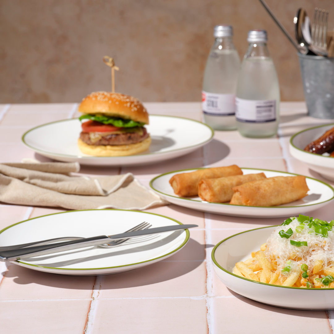 Core Round Coupe Plate Olive Green Rim 260mm