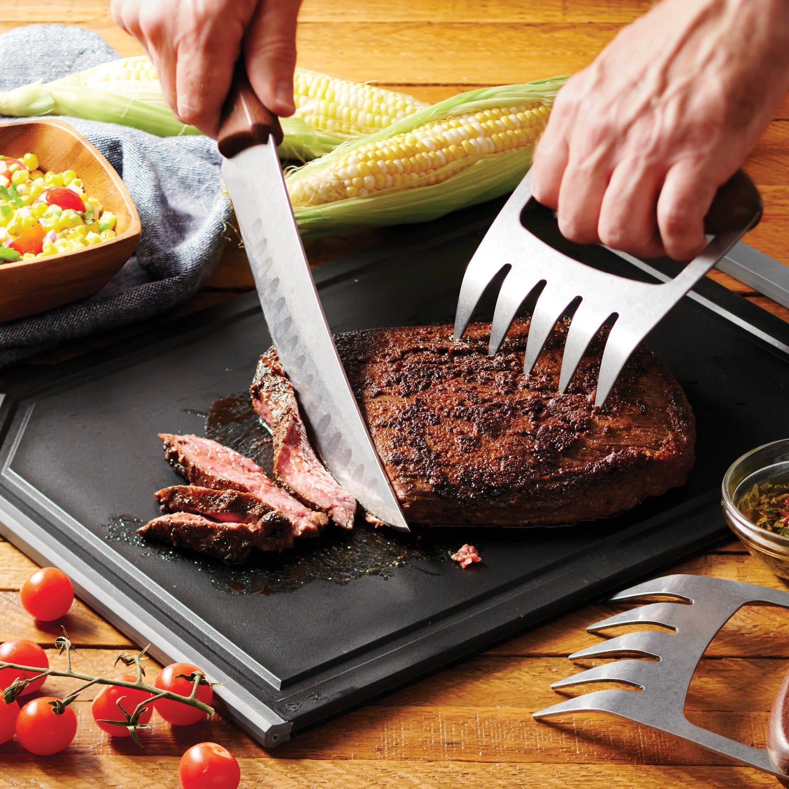 TM22846/100 Tramontina  Churrasco Black Collection Barbecue Claw Black 121x130mm Tomkin Australia Hospitality Supplies