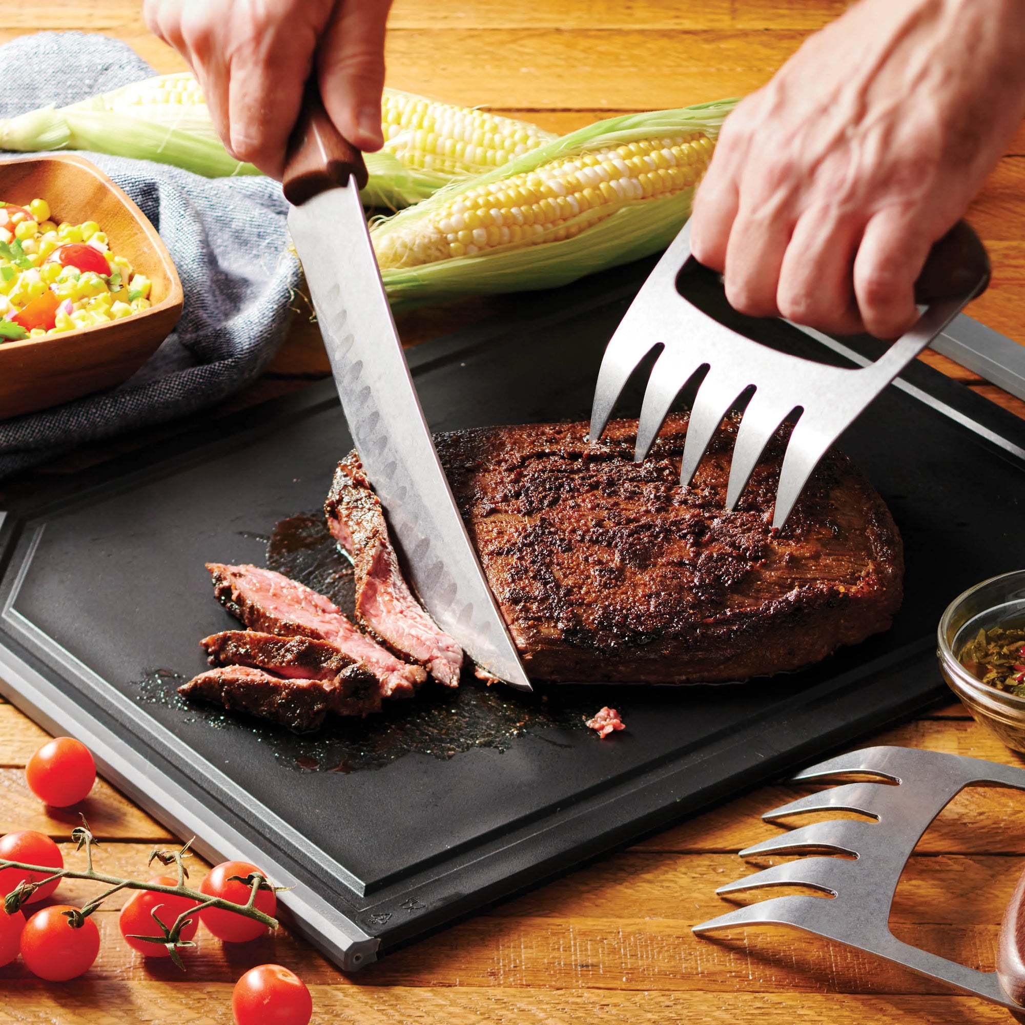 TM22846/100 Tramontina  Churrasco Black Collection Barbecue Claw Black 121x130mm Tomkin Australia Hospitality Supplies