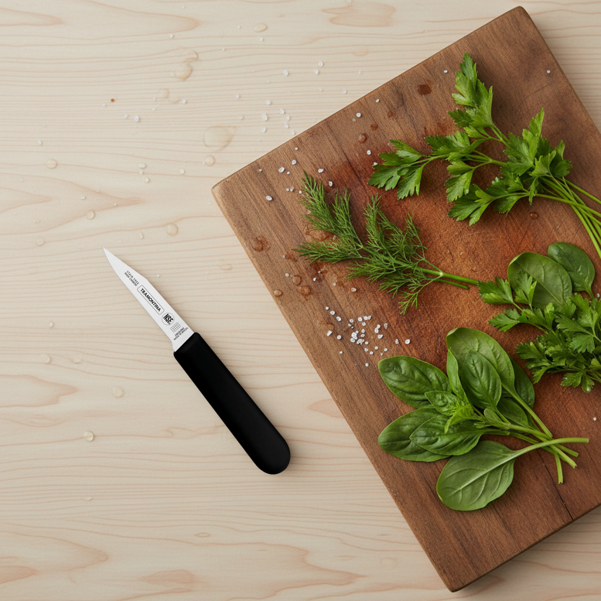 Professional Master Black Handle Paring Point Edge 70mm