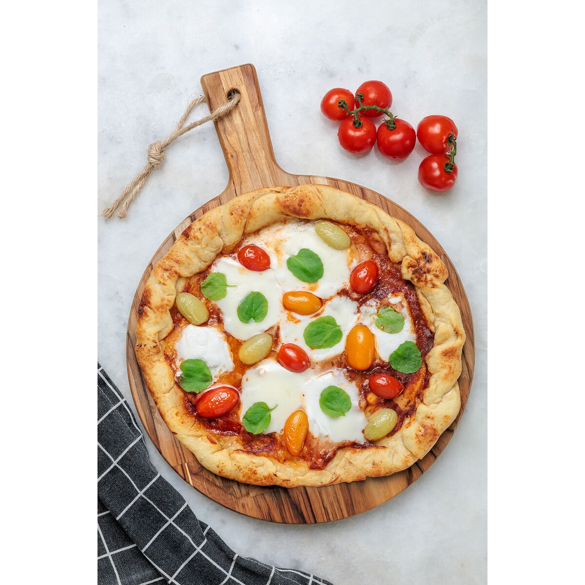 Teakwood Round Board 400x300mm