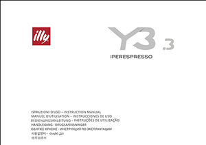 User Manual Illy Caffe Iperespresso Home Espresso Coffee Machine