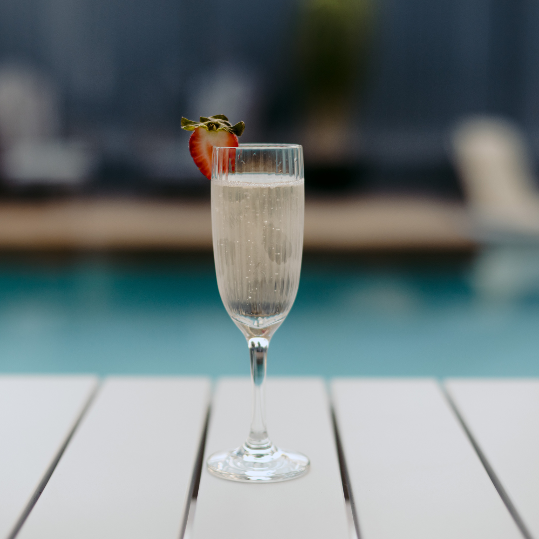 DS2019-189 D-Still Bamboo Champagne Flute Polycarbonate 130ml Tomkin Australia Hospitality Supplies