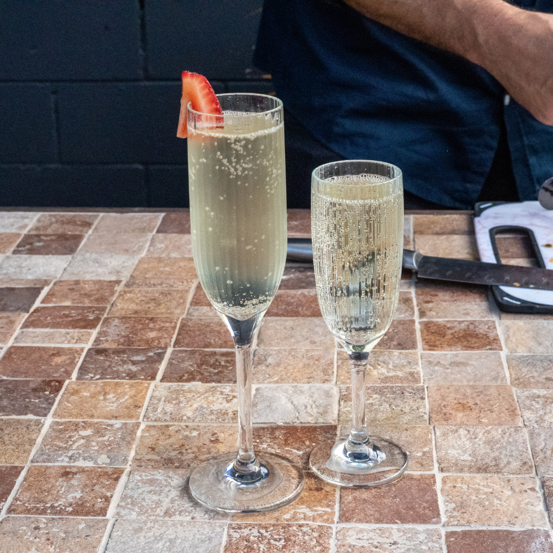 Bamboo Champagne Flute Polycarbonate 130ml