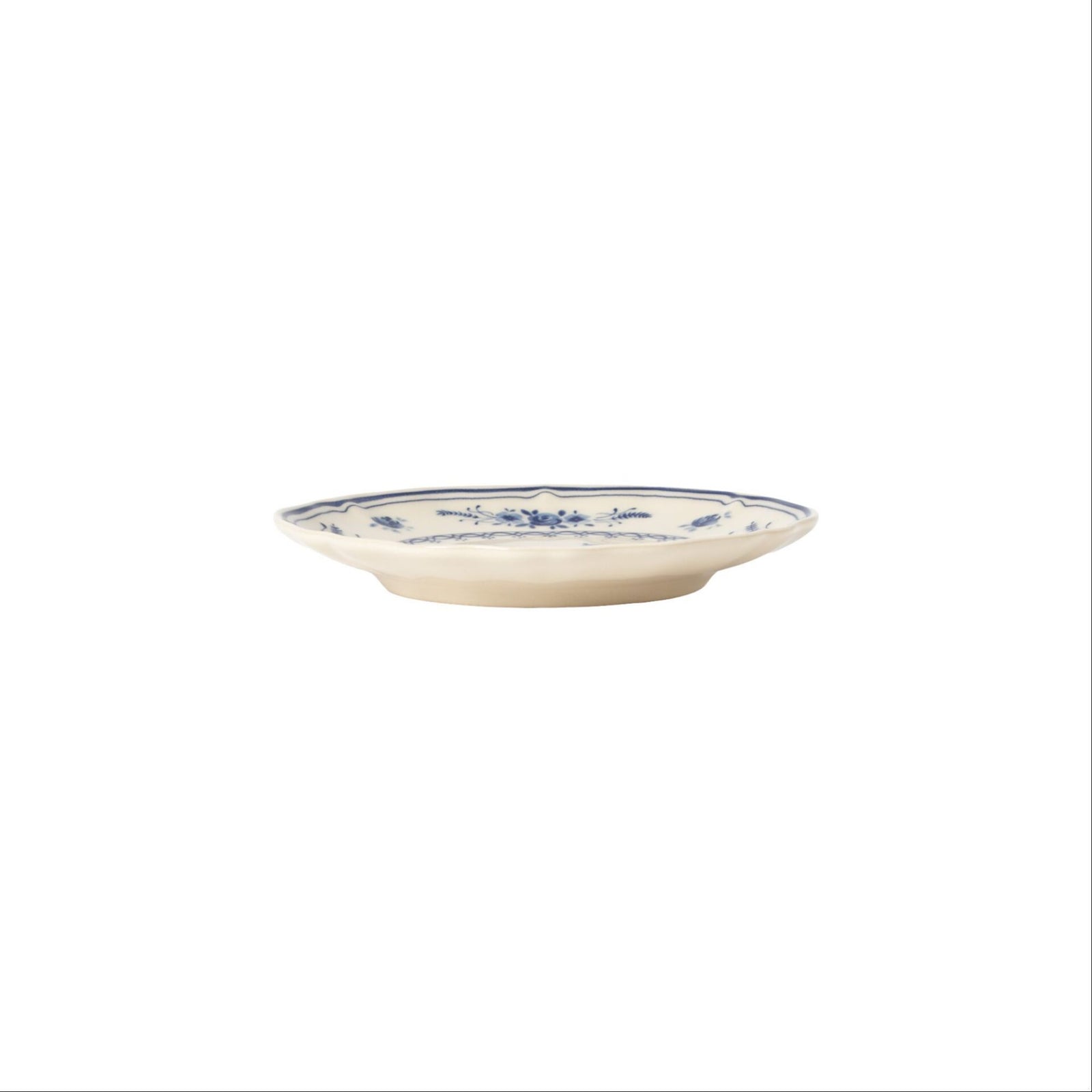 Vila Beige-Blue Appetizer Plate 168mm