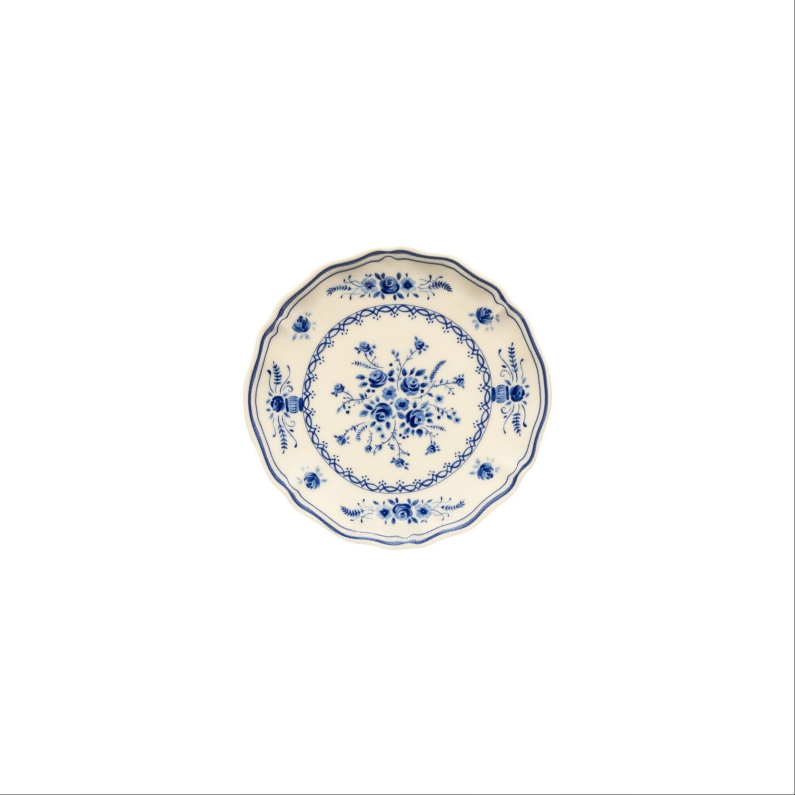 Vila Beige-Blue Appetizer Plate 168mm
