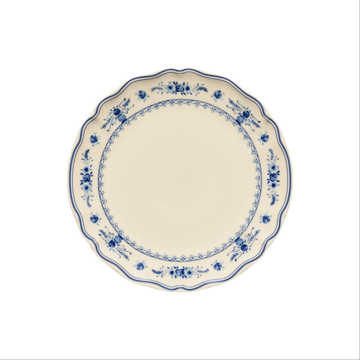 Vila Beige-Blue Dinner Plate 270mm