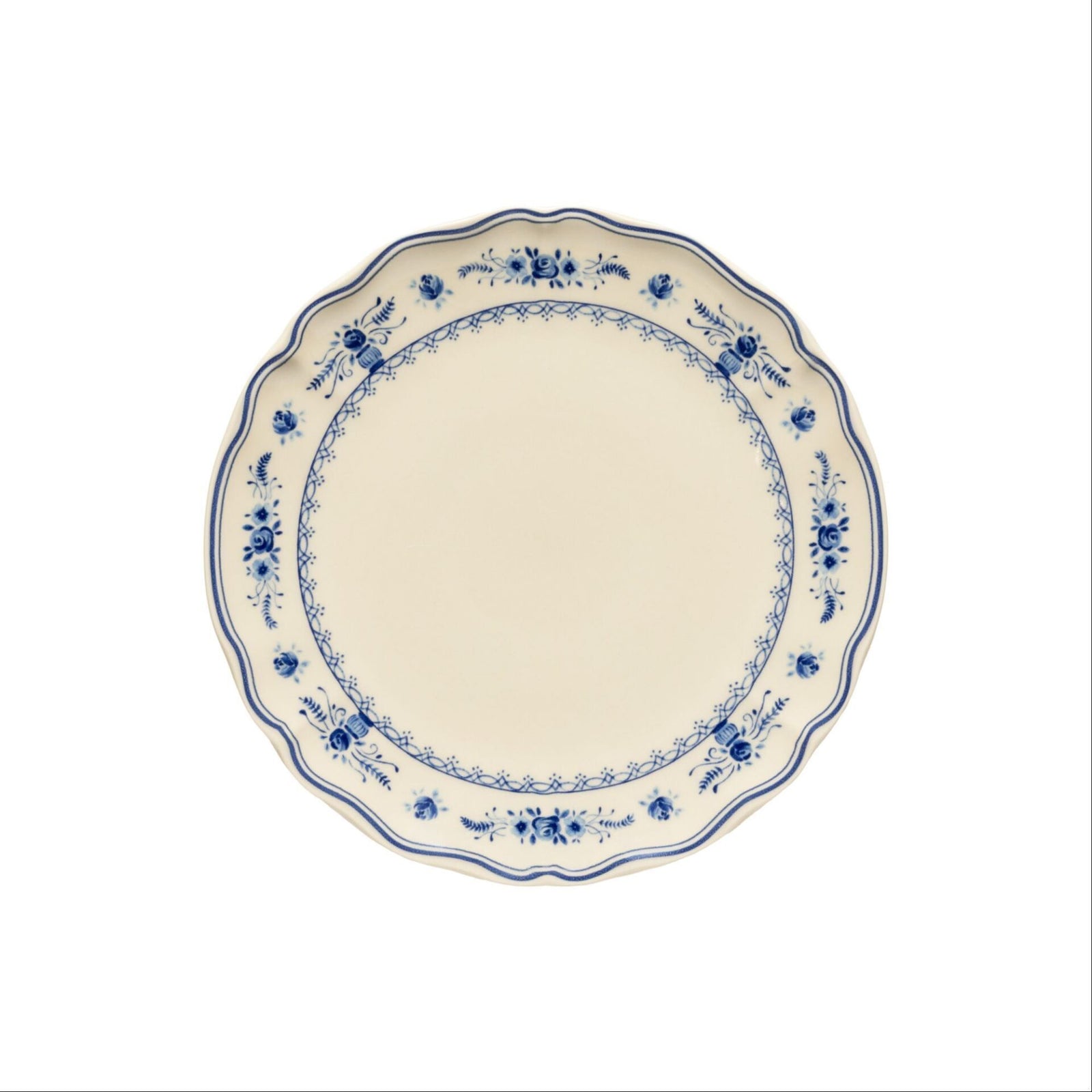 Vila Beige-Blue Dinner Plate 270mm
