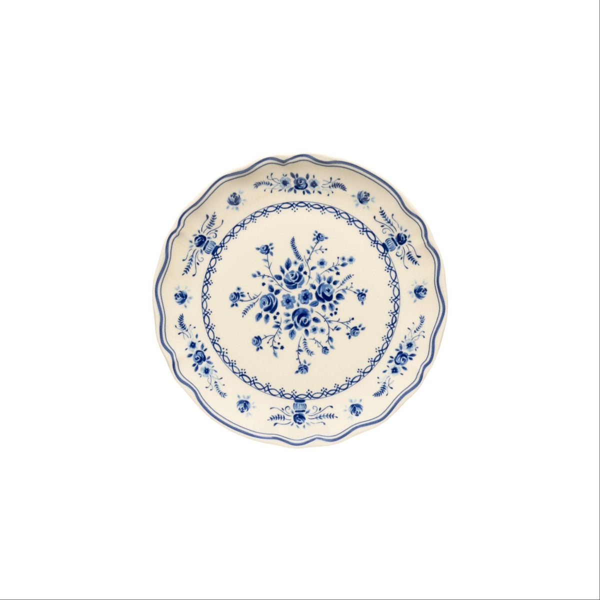 Vila Beige-Blue Salad/Dessert Plate 214mm