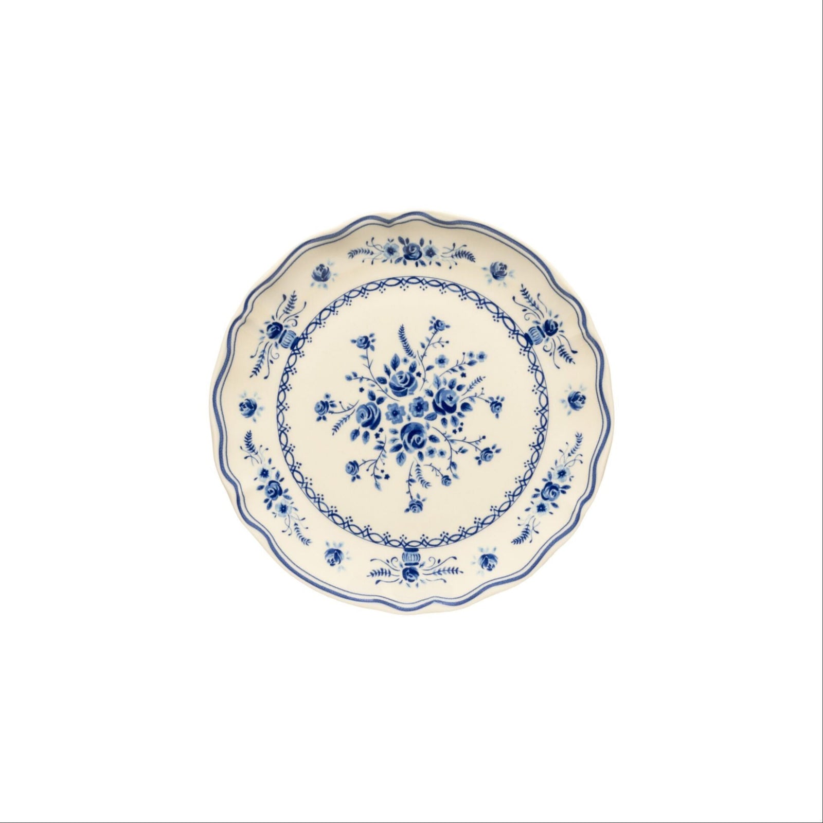 Vila Beige-Blue Salad/Dessert Plate 214mm