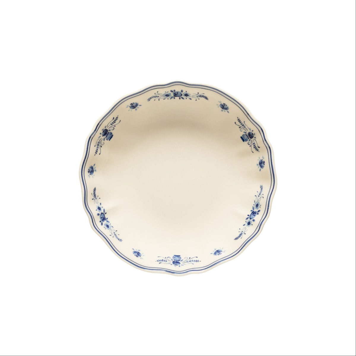 Vila Beige-Blue Soup/Pasta Bowl 230mm