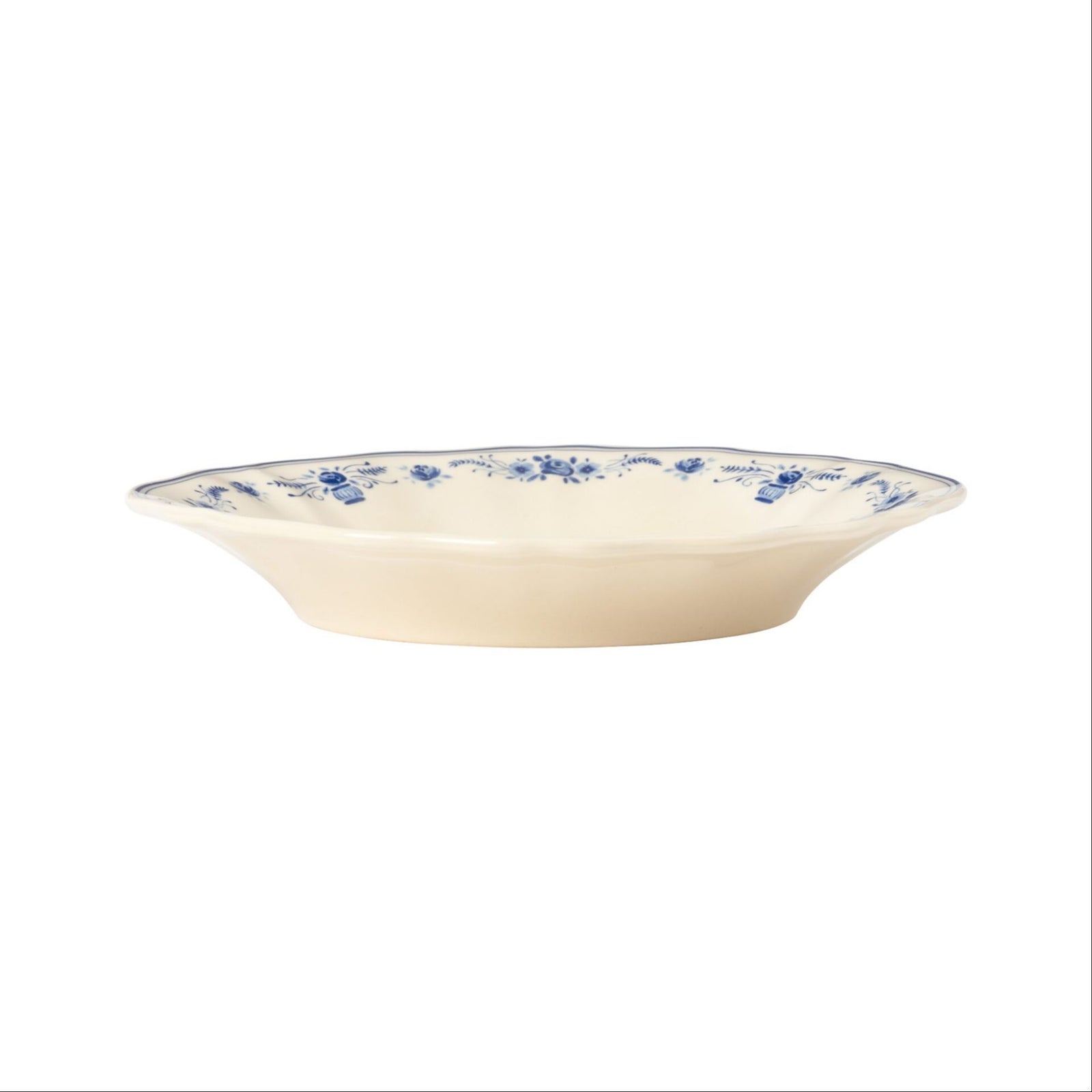 Vila Beige-Blue Soup/Pasta Plate 245mm