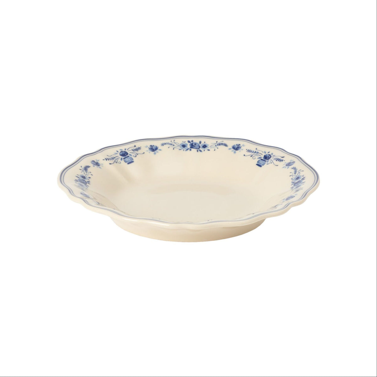 Vila Beige-Blue Soup/Pasta Plate 245mm