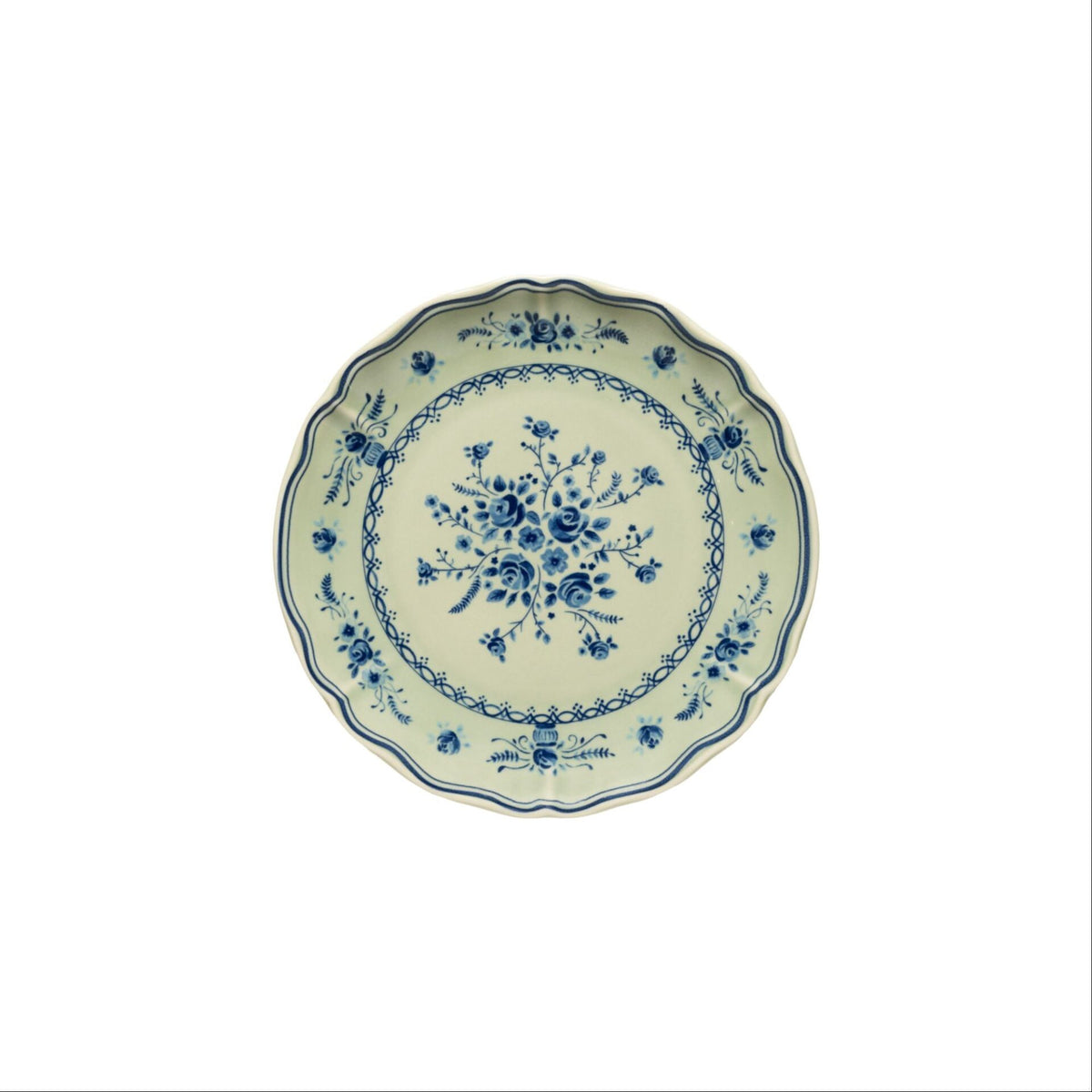 Vila Olive-Blue Salad/Dessert Plate 214mm