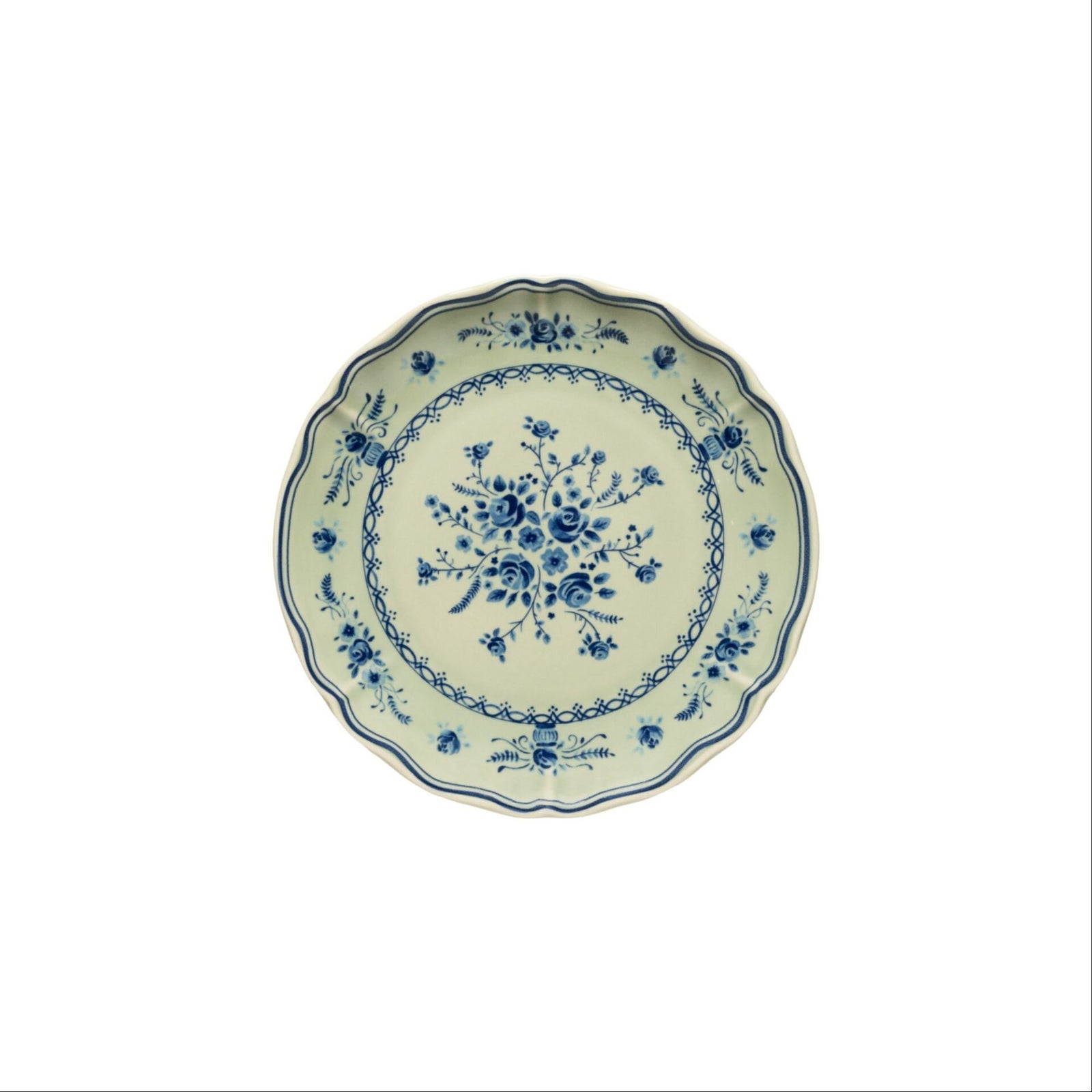 Vila Olive-Blue Salad/Dessert Plate 214mm