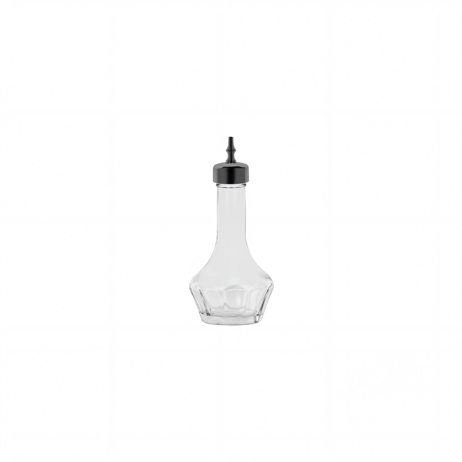 Bitter Bottle 50ml Glass with Gunmetal Lid
