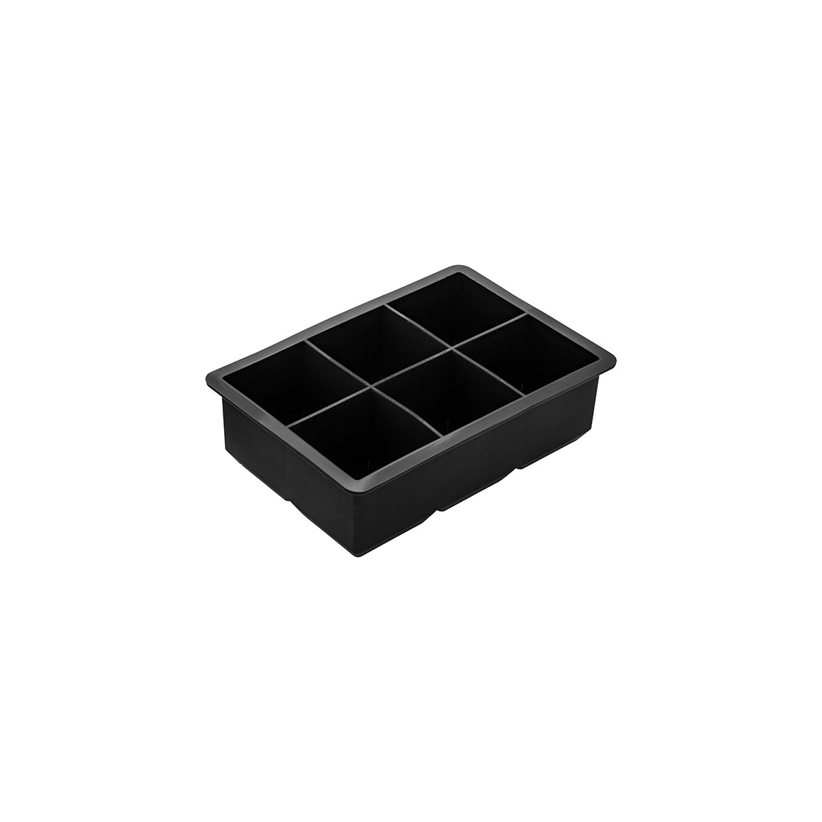 Z0950 Zanzi Square Ice Cube Tray 6 Hole Silicone Tomkin Australia Hospitality Supplies