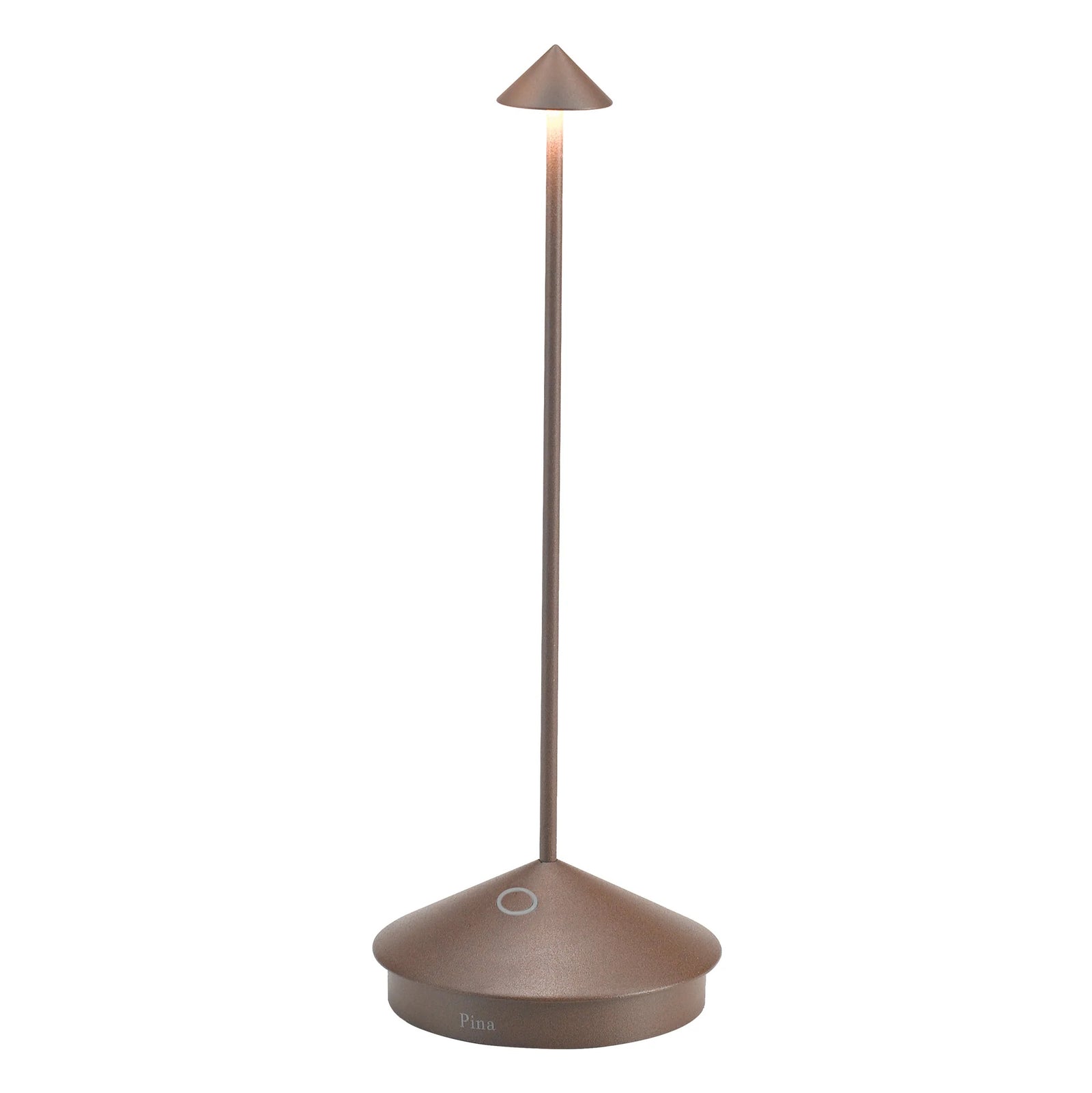 Pina Pro Painted Matt Rust LED Table Lamp
