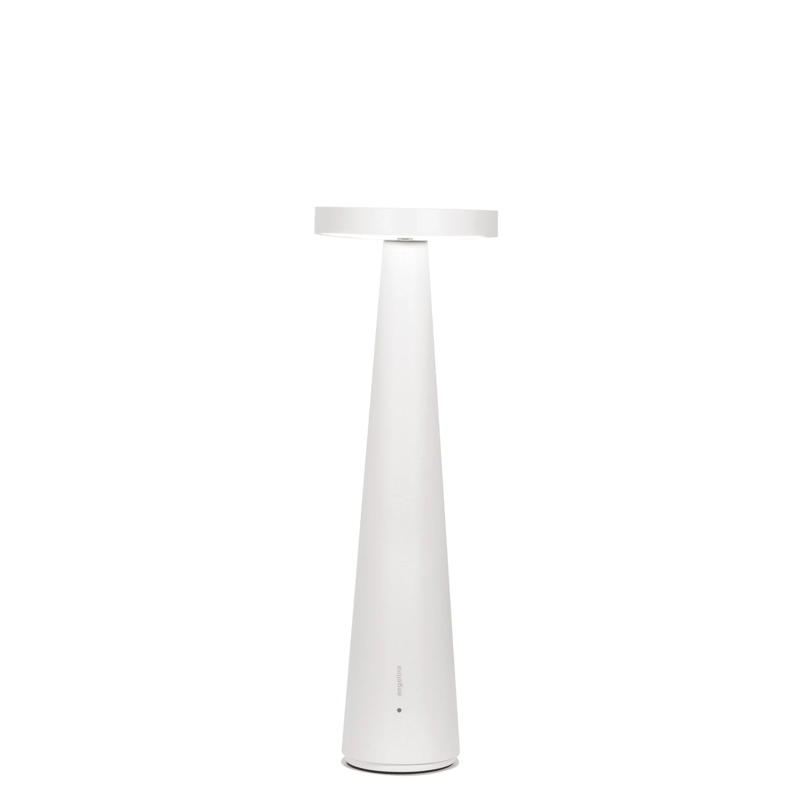 Angelina Matt White LED Table Lamp