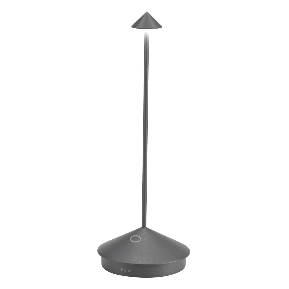 Pina Pro Painted Dark Grey LED Table Lamp
