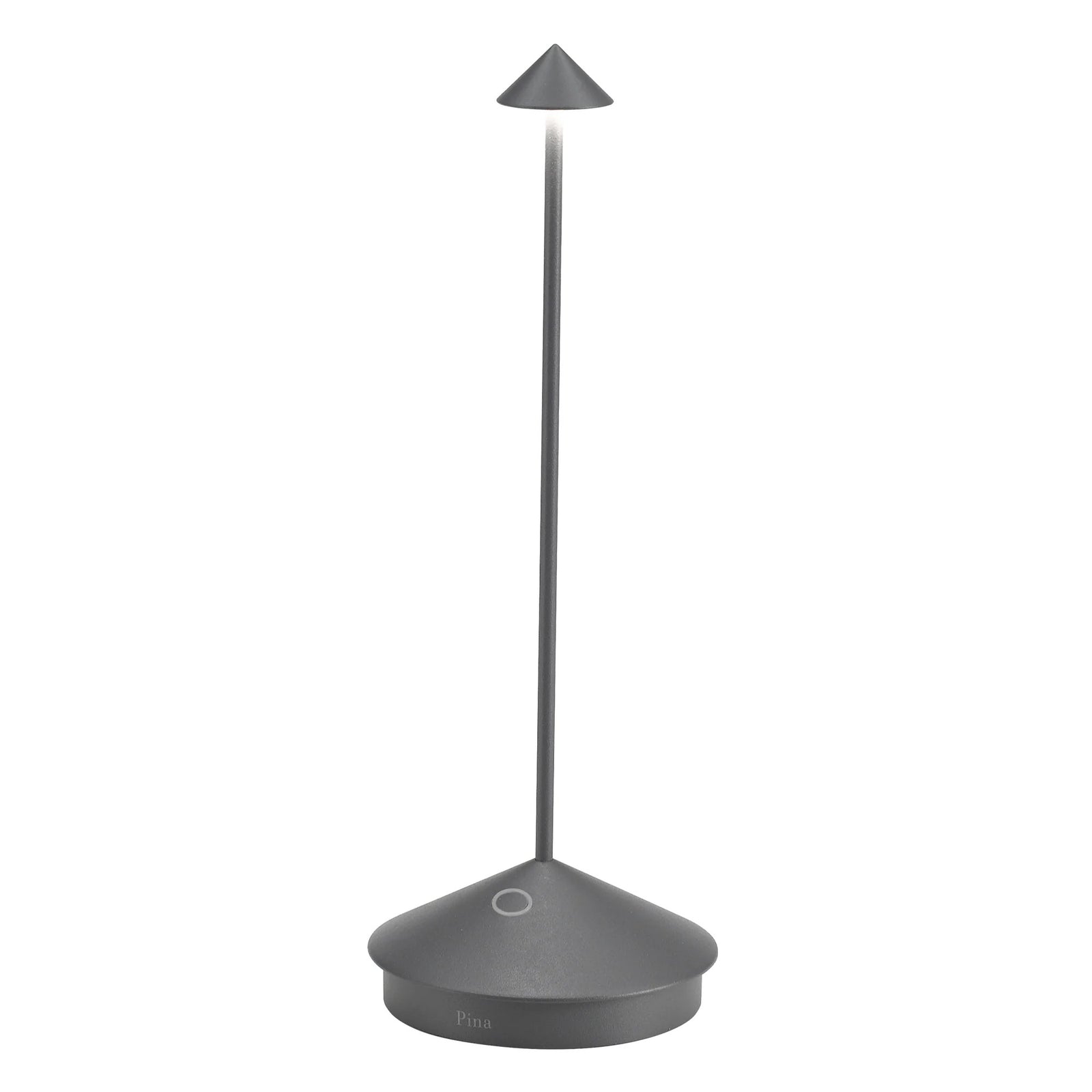 Pina Pro Painted Dark Grey LED Table Lamp
