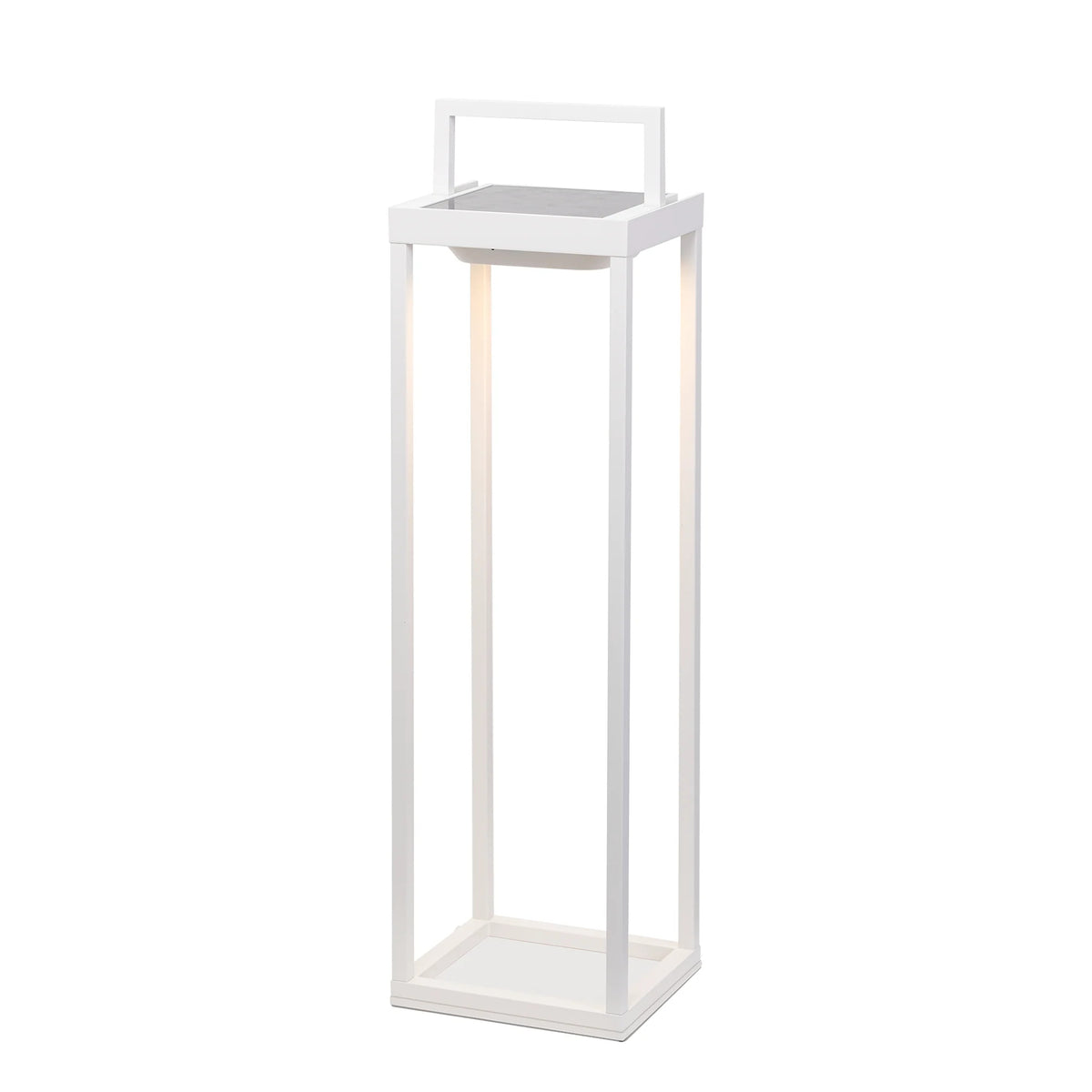 Home Solar 2 Matt White LED Floor Lamp