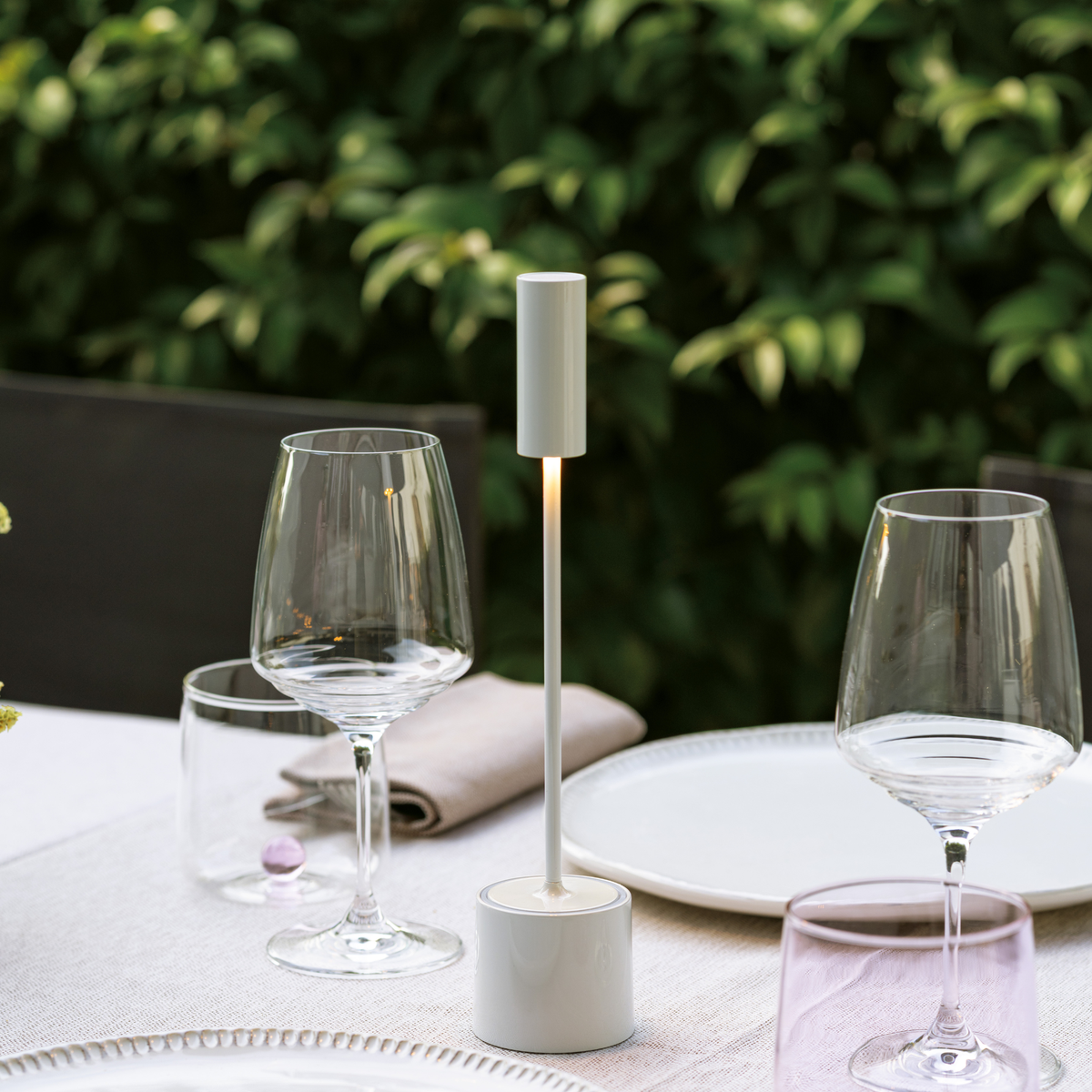 Carolina Brushed Brass LED Table Lamp