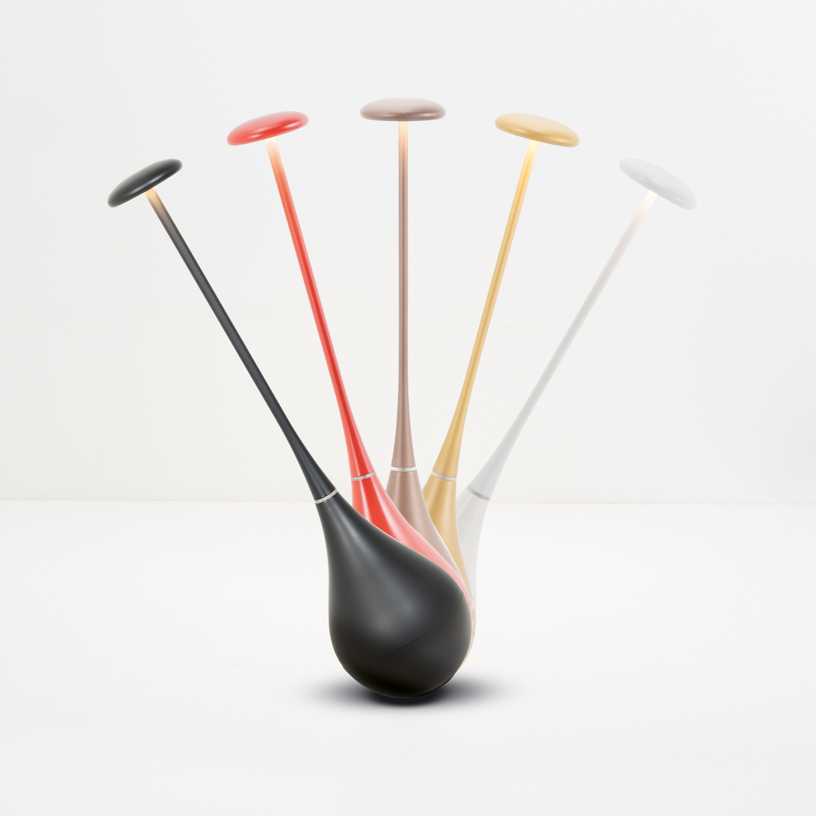Dondolina Matt Red LED Table Lamp