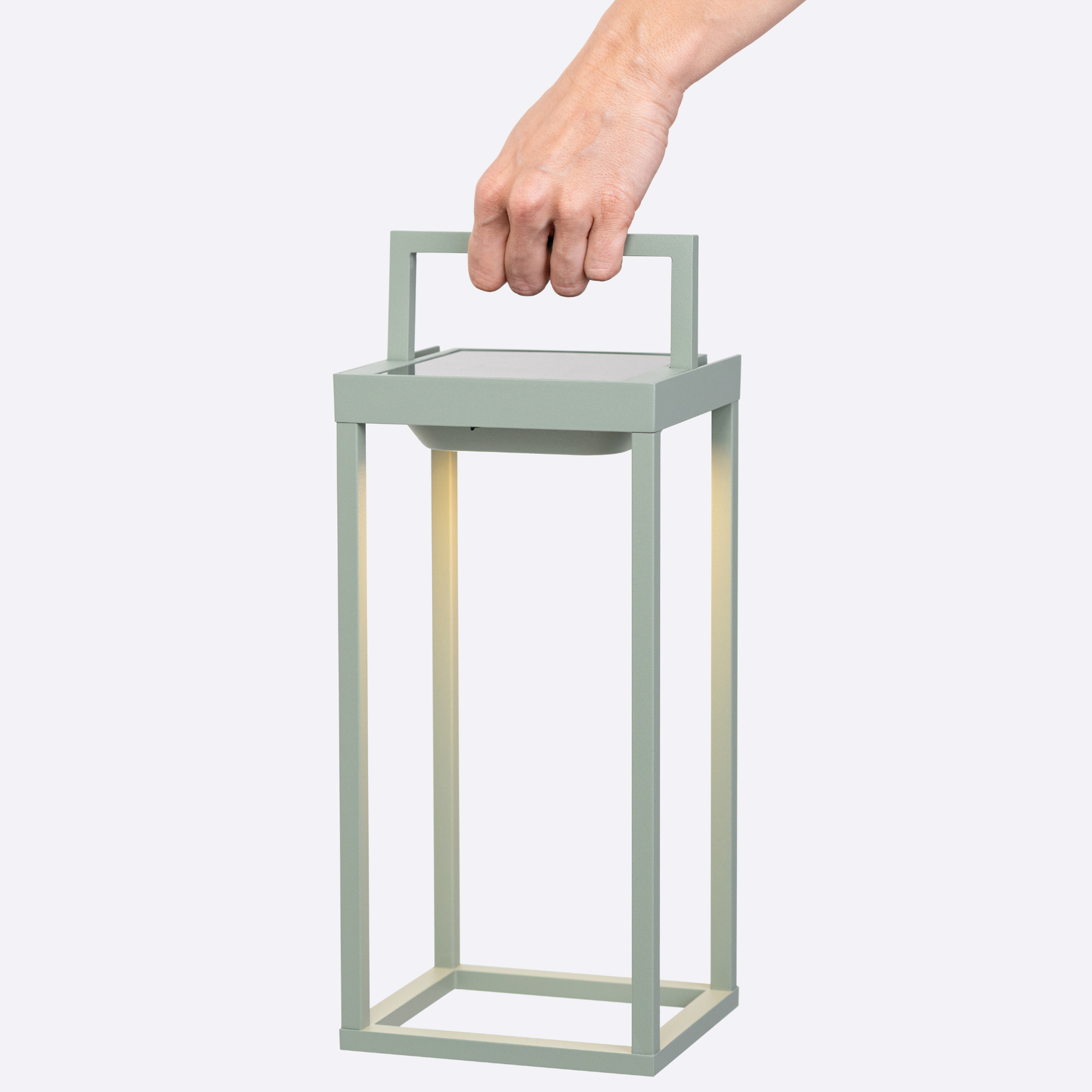 Home Solar 2 Sage Green LED Table Lamp 373mm