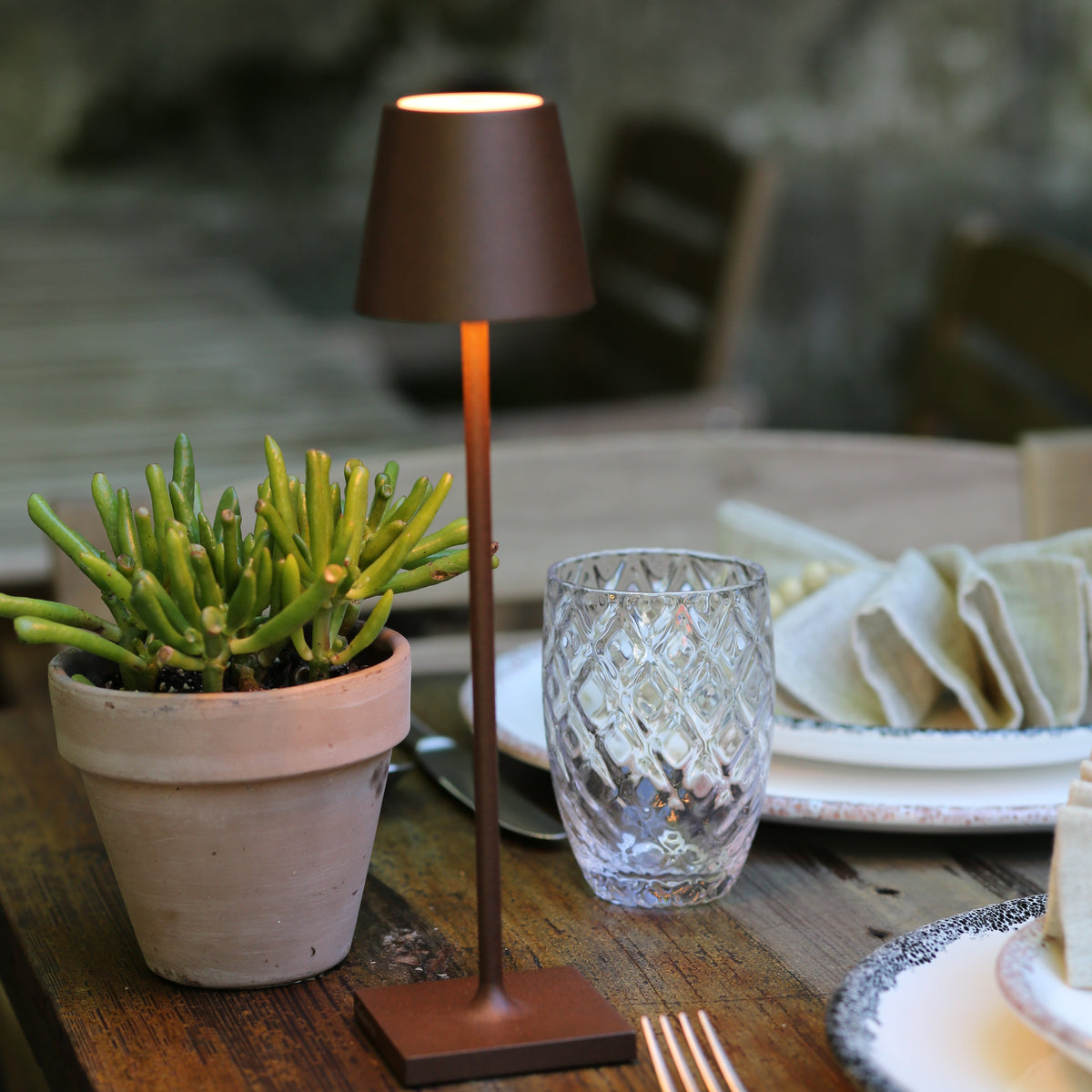 Poldina Pro Micro Corten LED Table Lamp