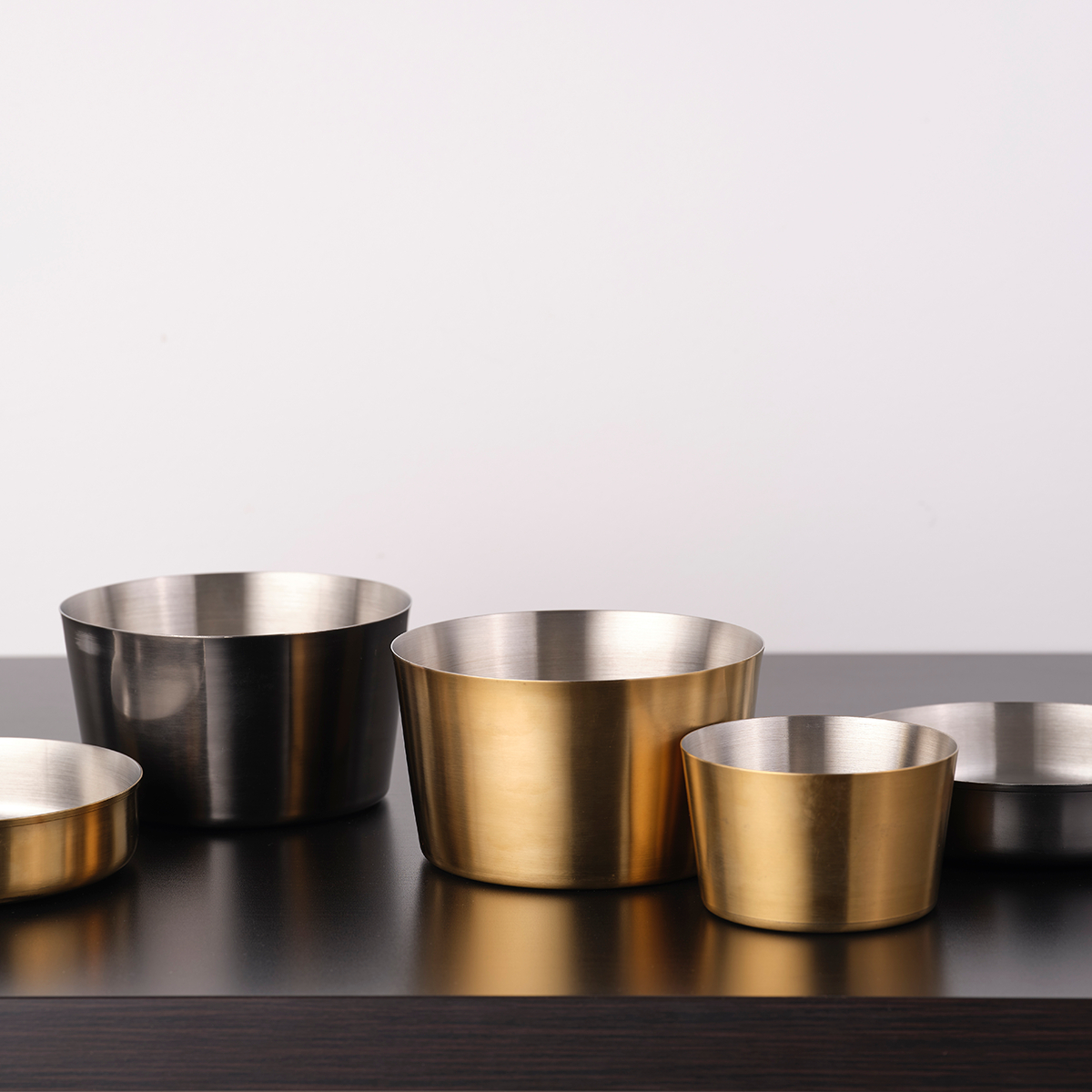 Miniature Serving Bowl Satin Stainless Steel 150mm