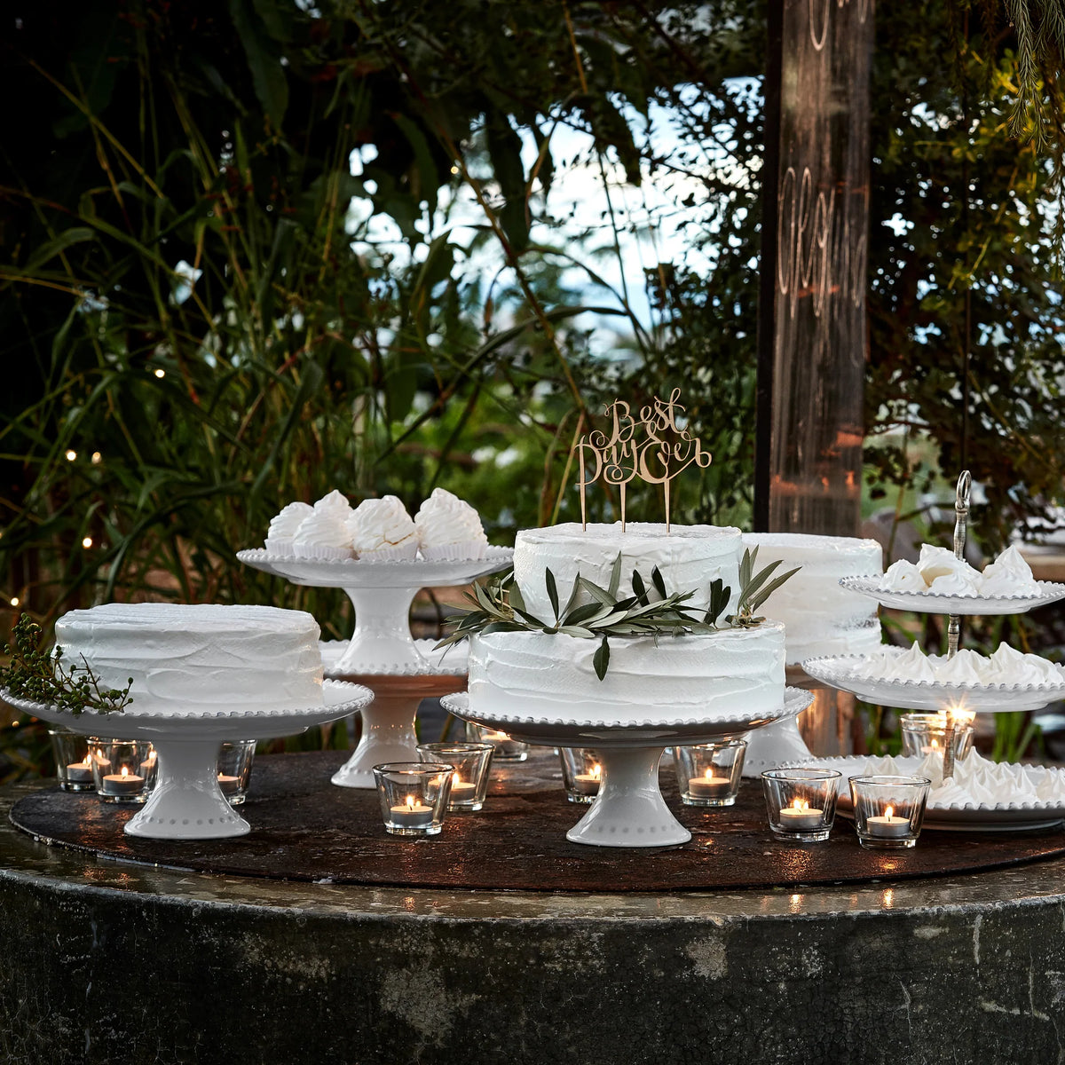 Pearl Footed Plate 220mm