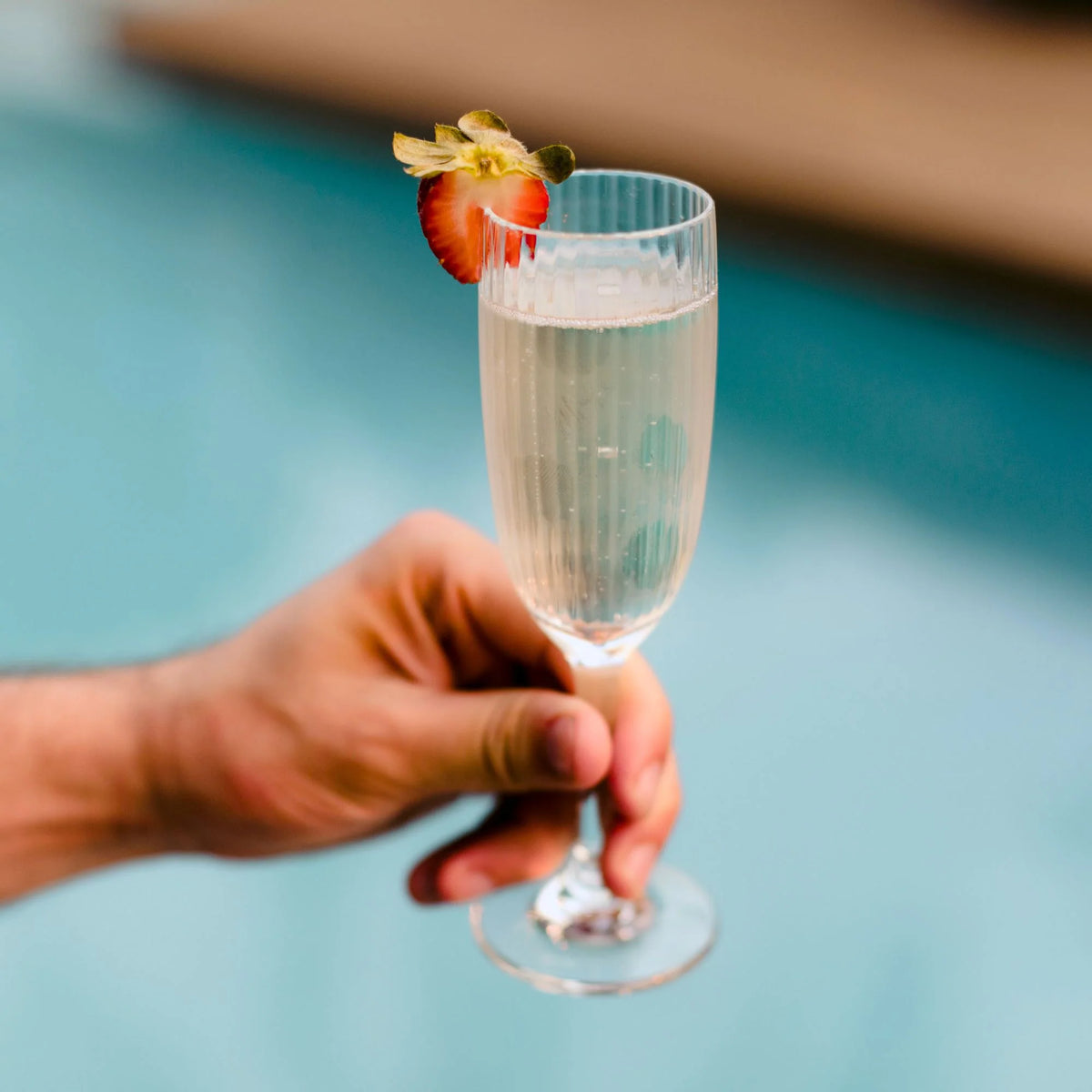 Bamboo Champagne Flute Polycarbonate 130ml