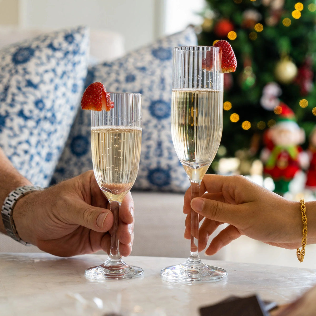 Bamboo Champagne Flute Polycarbonate 180ml