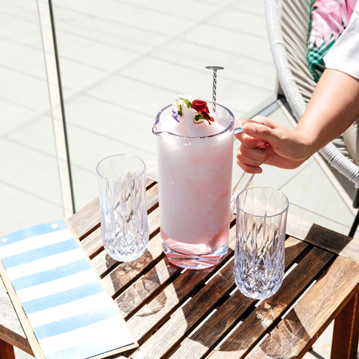 Cut Crystal Highball Polycarbonate 380ml