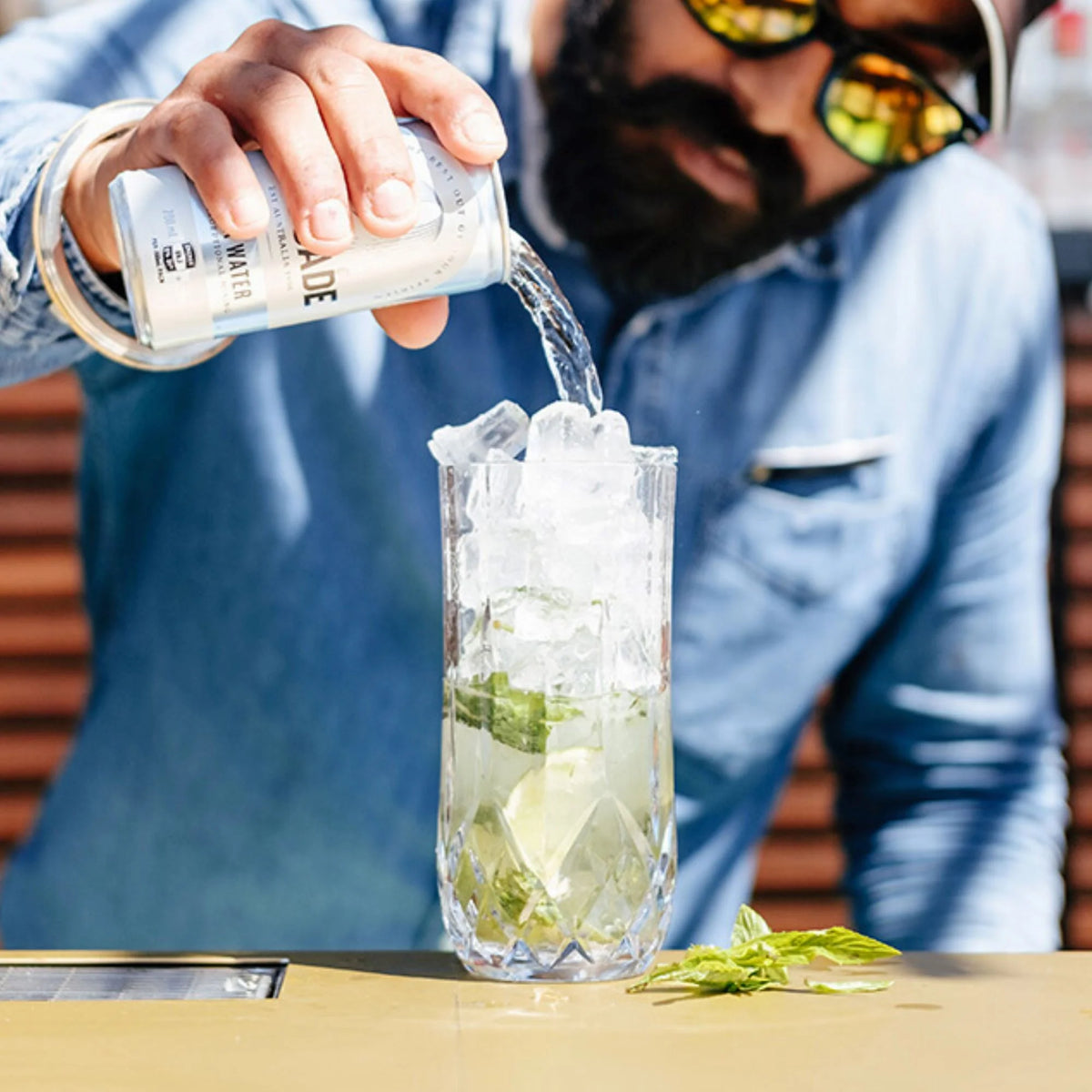 Cut Crystal Highball Polycarbonate 380ml