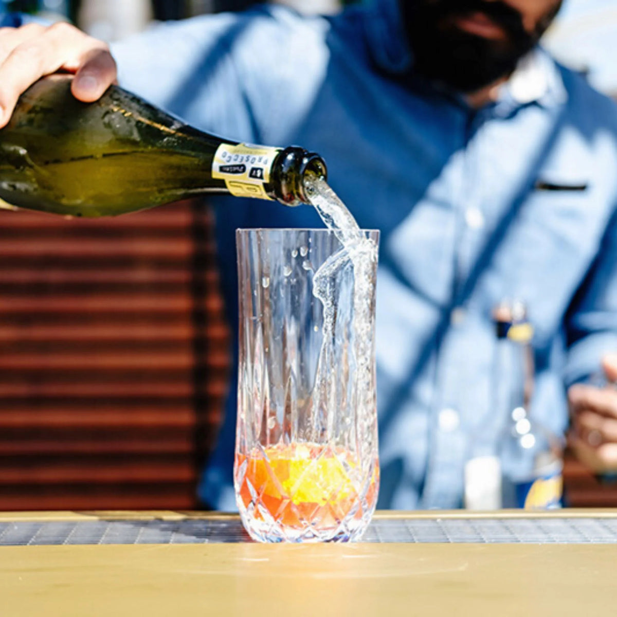 Cut Crystal Highball Polycarbonate 380ml