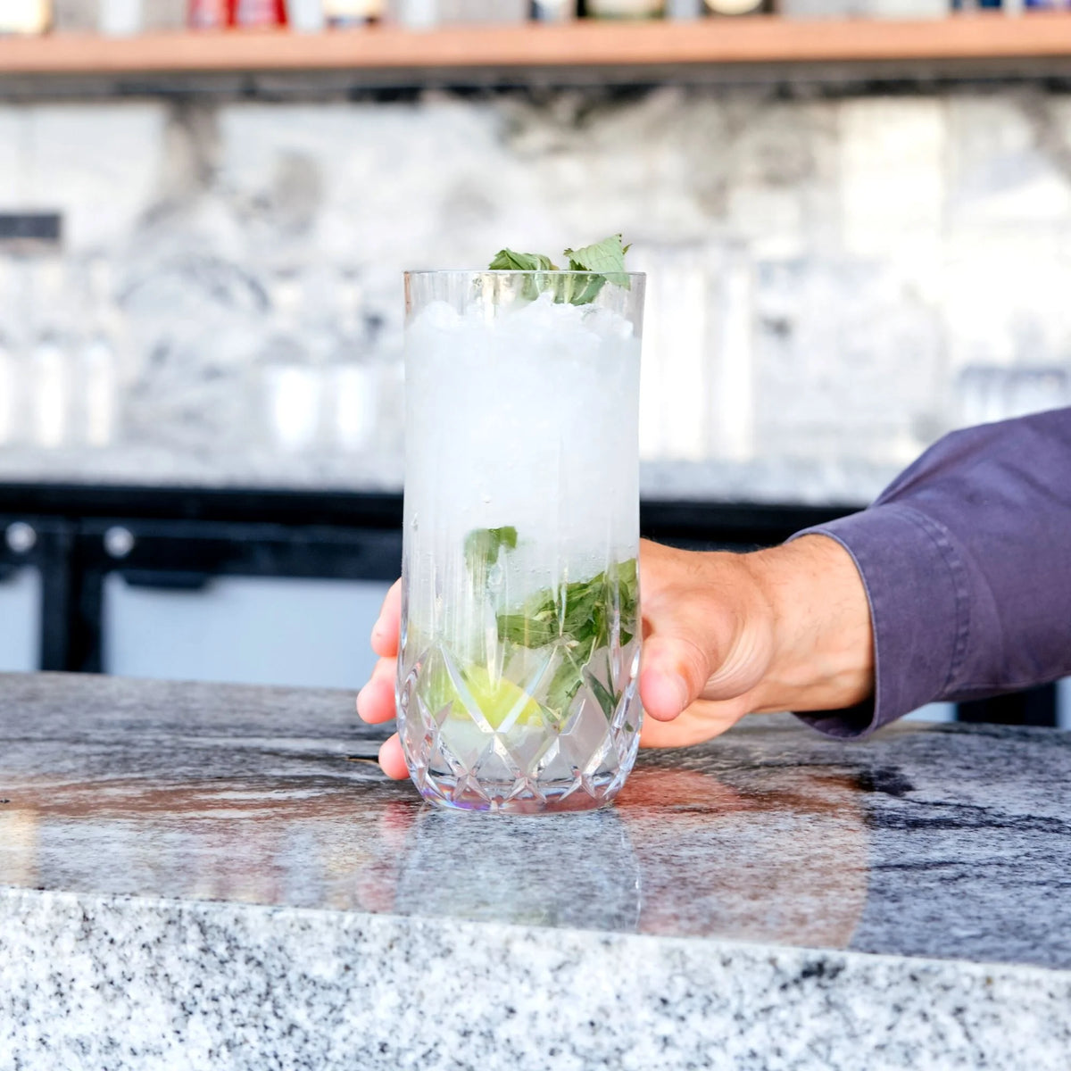 Cut Crystal Highball Polycarbonate 380ml