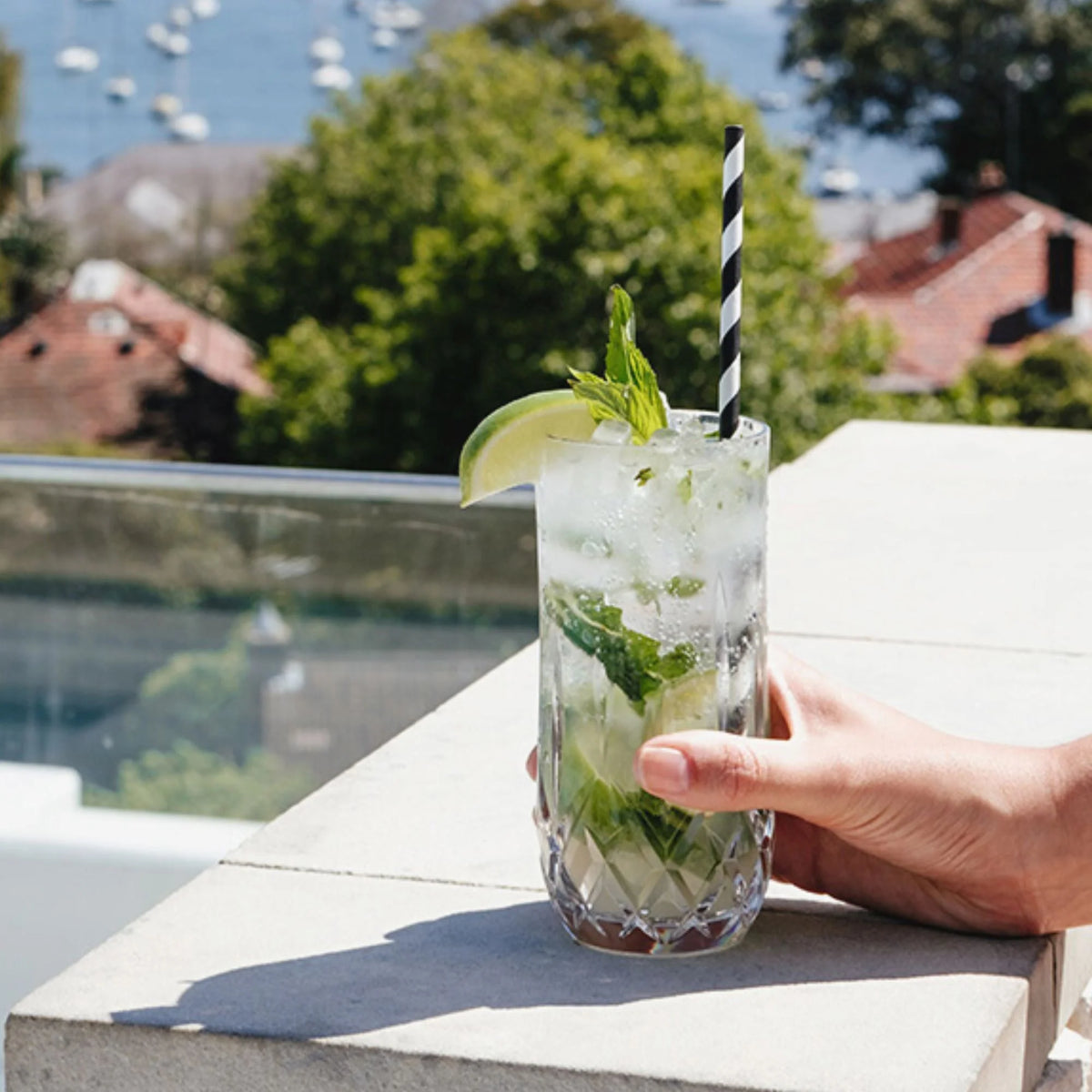 Cut Crystal Highball Polycarbonate 380ml