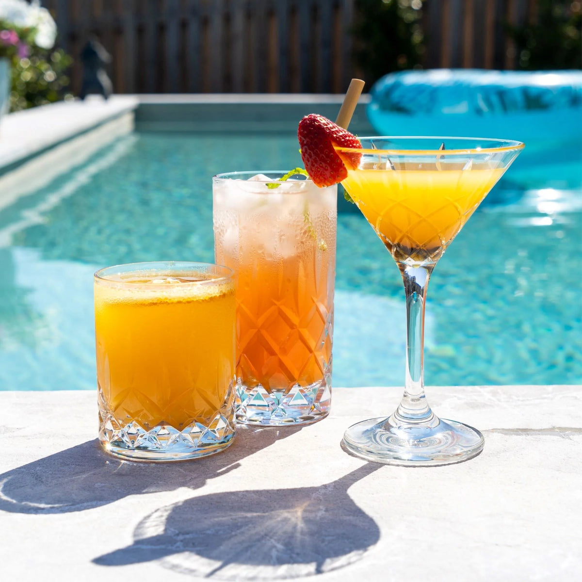 Diamond Cut Highball Polycarbonate 415ml