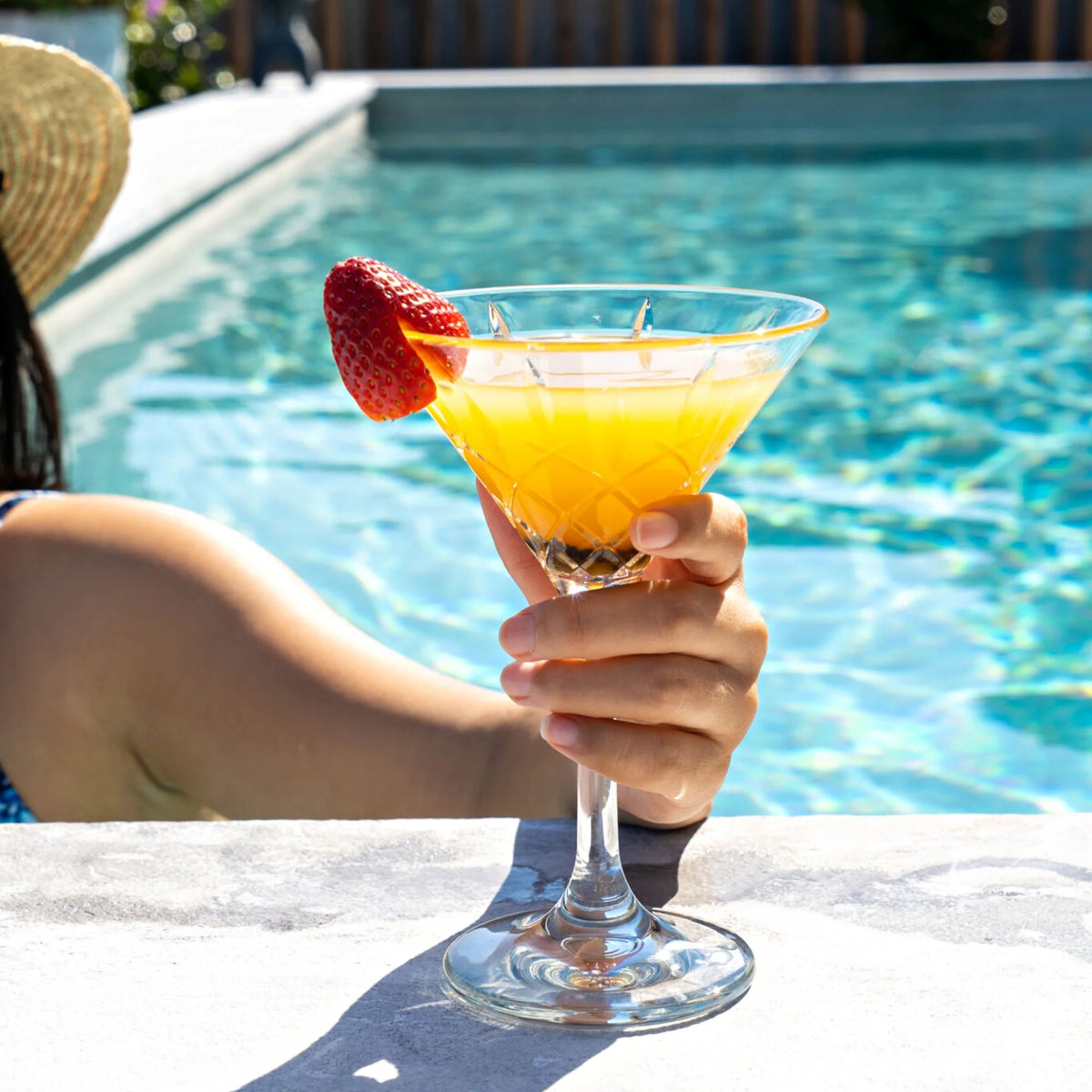 Diamond Cut Martini Polycarbonate 235ml