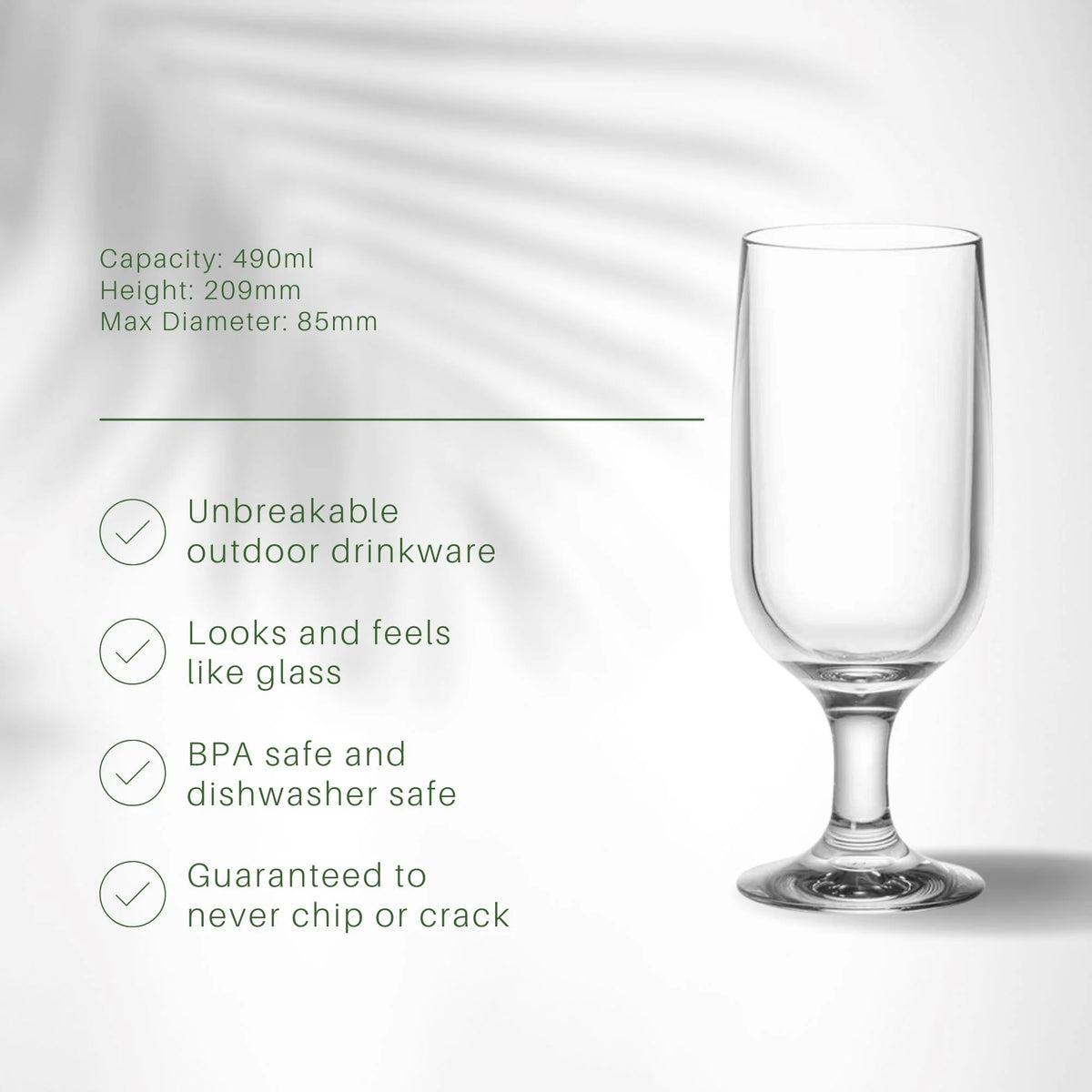 Essentials Goblet Polycarbonate 490ml