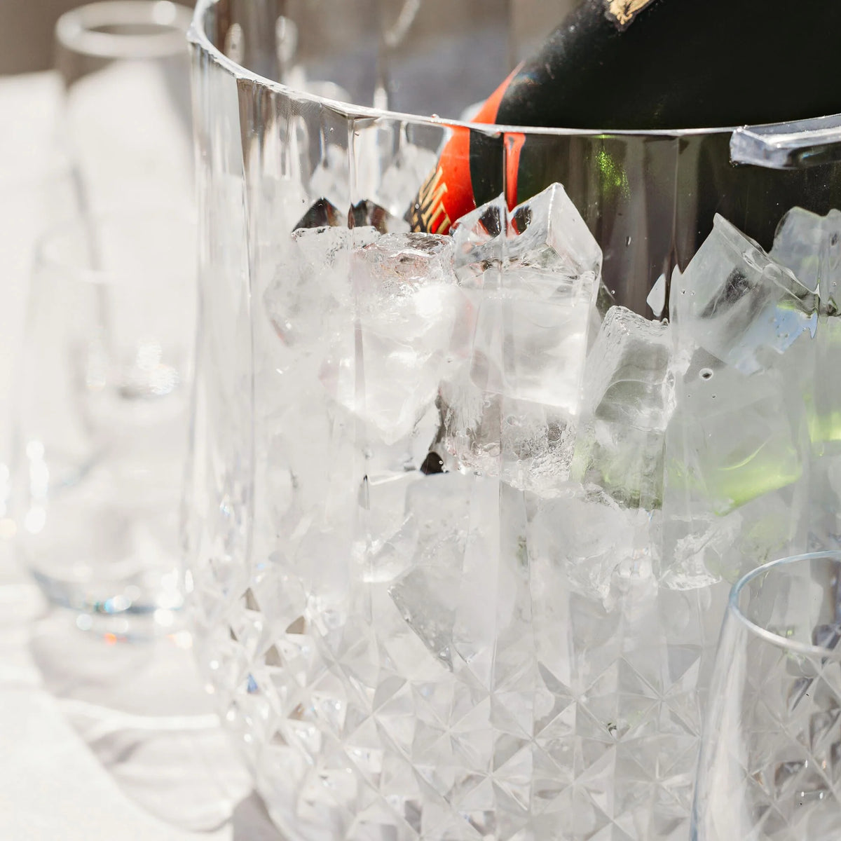 Cut Crystal Ice Bucket Polycarbonate 5.2L