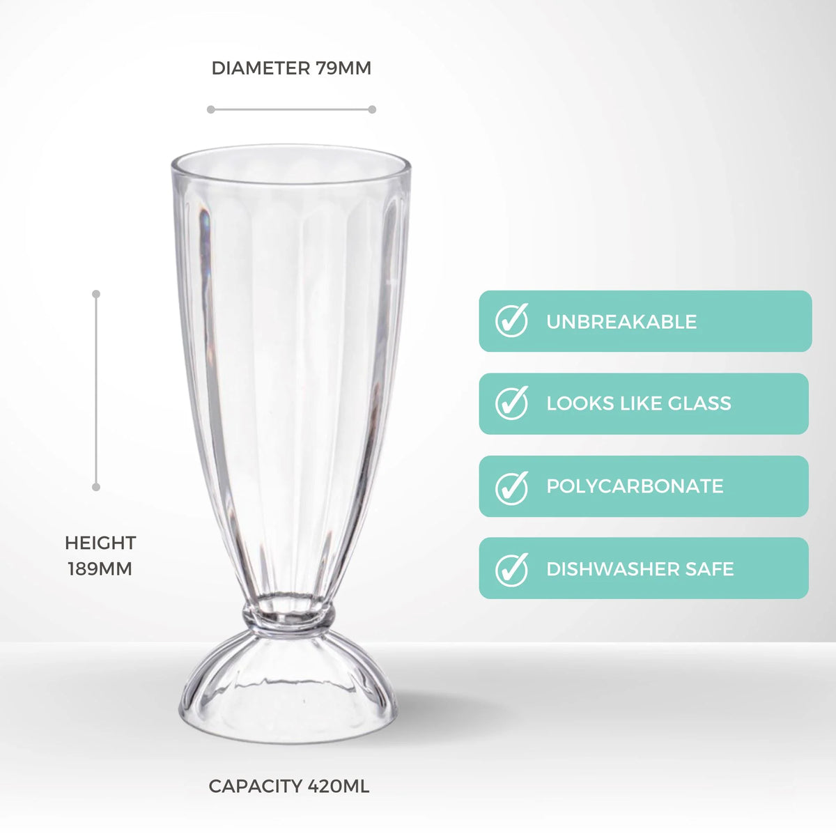 Essentials Milkshake Polycarbonate 420ml