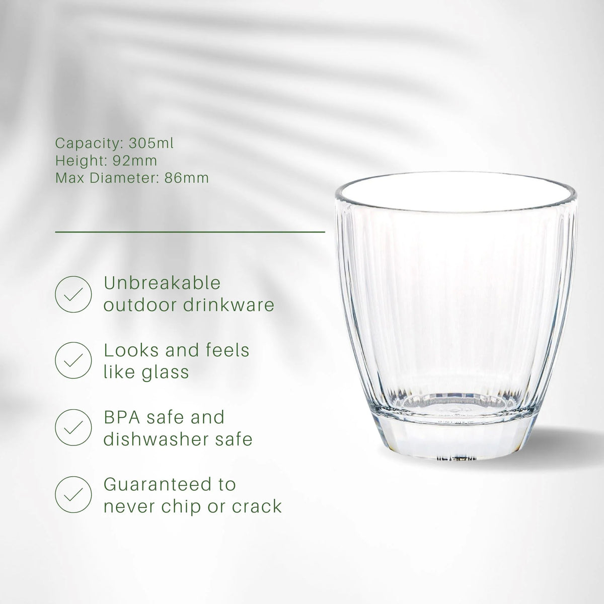 Essentials Pure Tumbler Polycarbonate 305ml