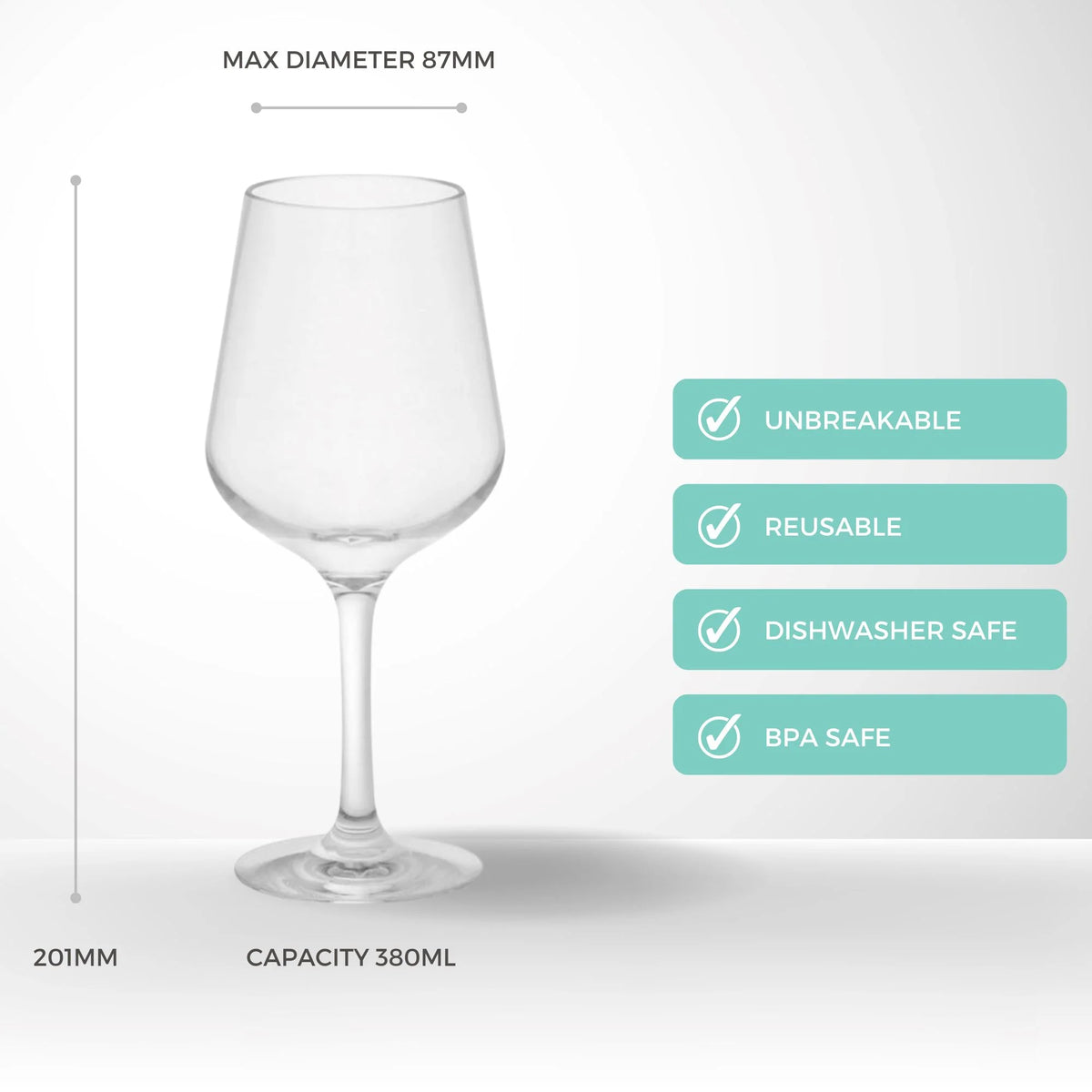 Sip Easy Wine Polycarbonate 380ml