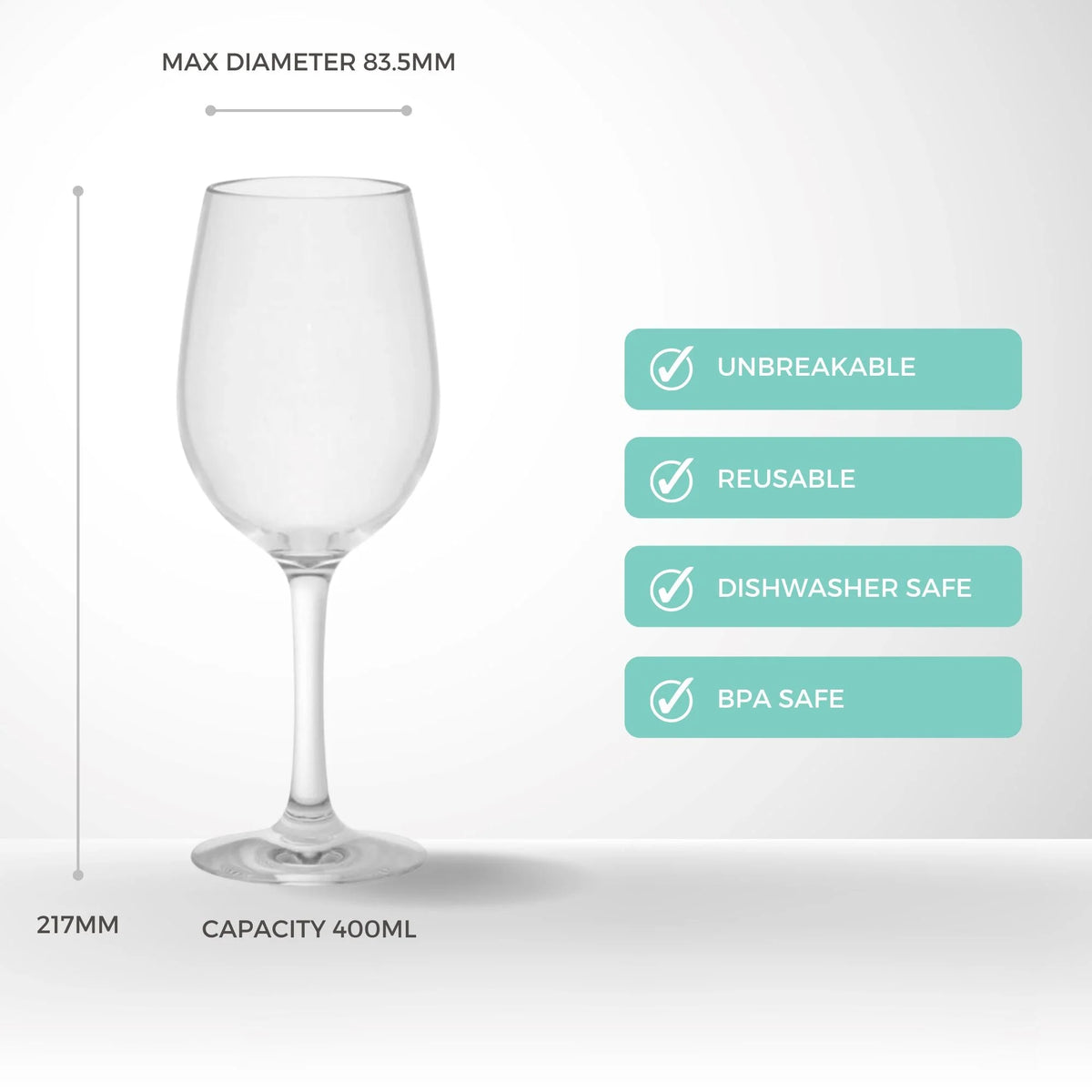 Essentials Red Wine Polycarbonate 400ml