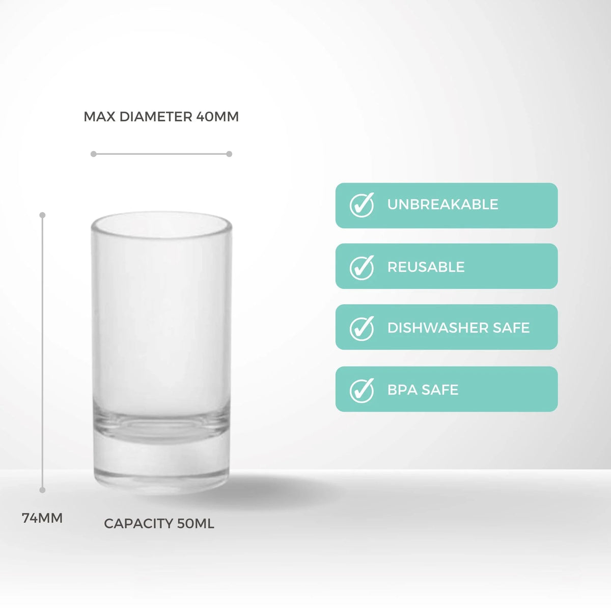 Shot Polycarbonate 50ml
